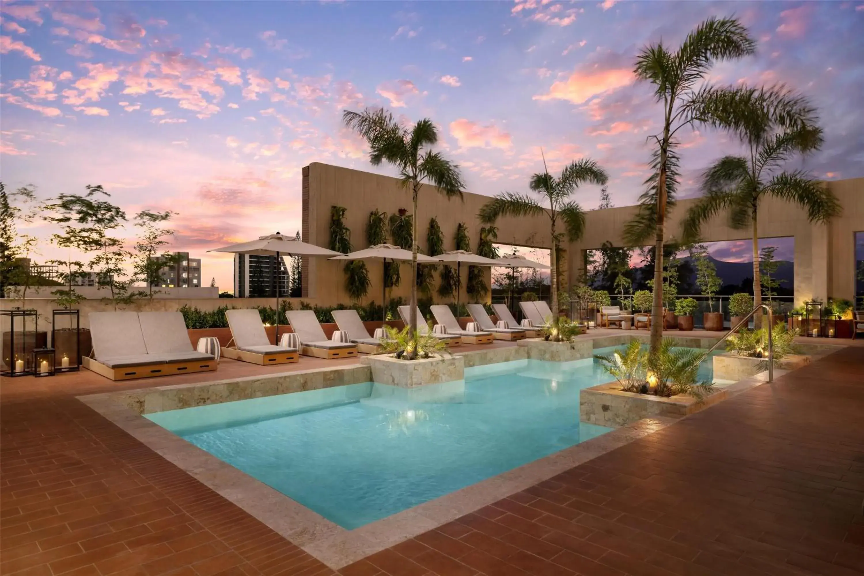 Pool view in Hotel Santiago, Curio Collection By Hilton Pool view in Hotel Santiago, Curio Collection By Hilton