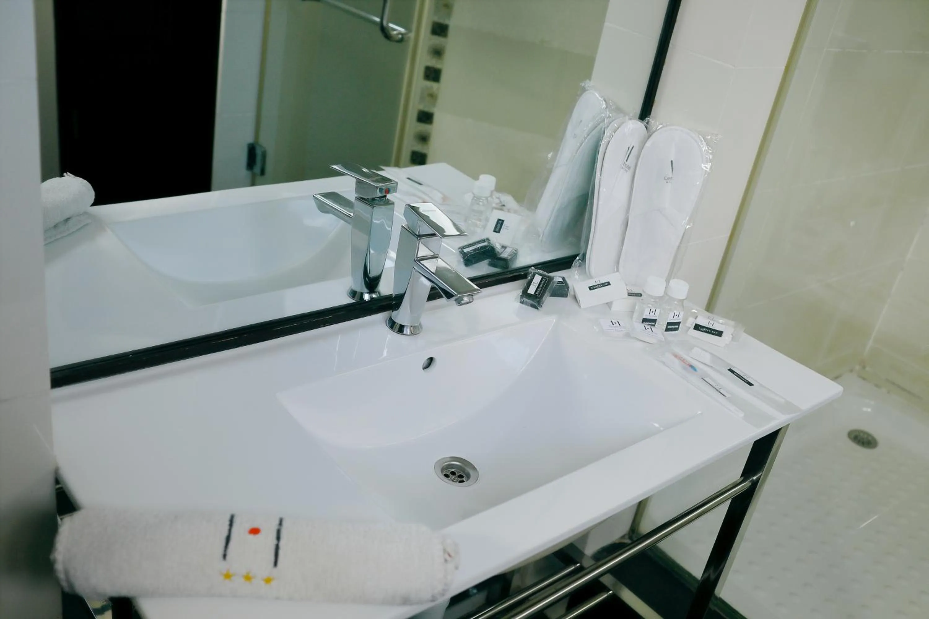 Bathroom in Central Hotel Tana