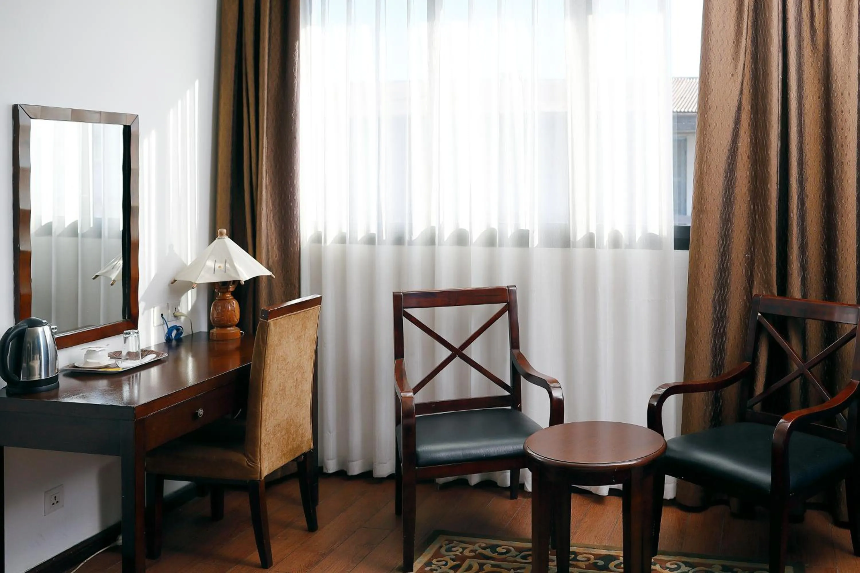 Seating area in Central Hotel Tana