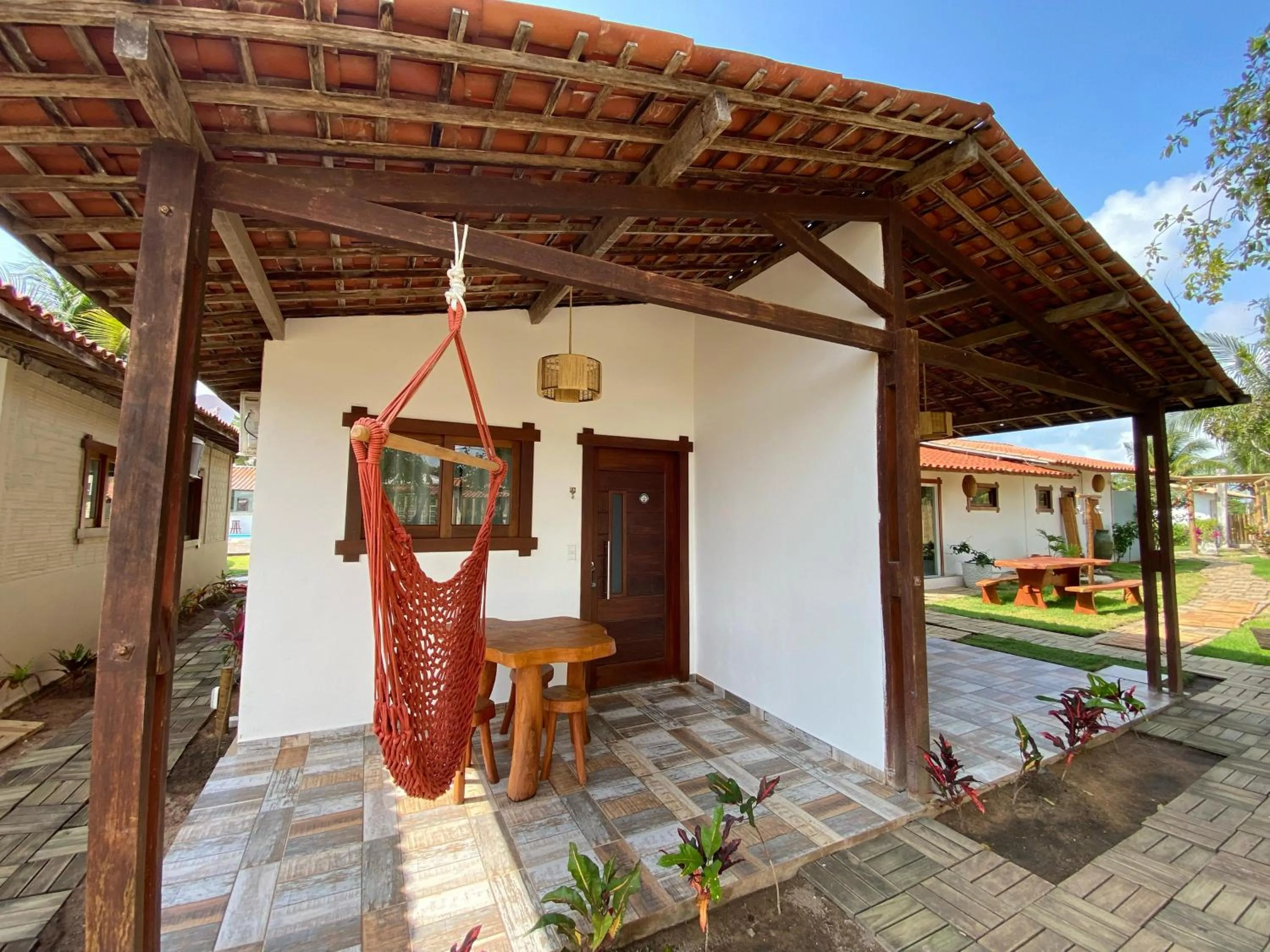Patio in Pousada Kaluanã