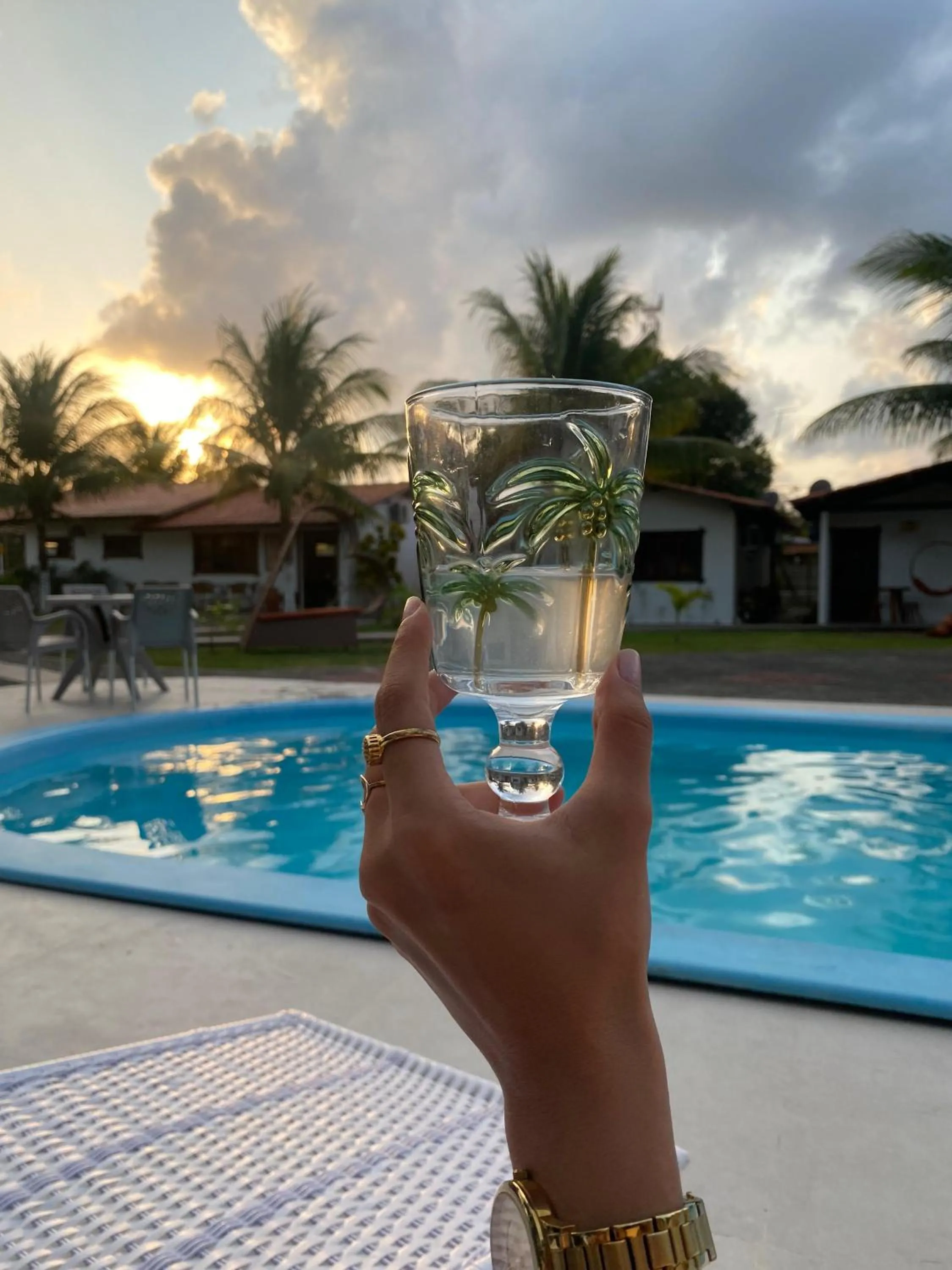 Swimming pool in Pousada Kaluanã