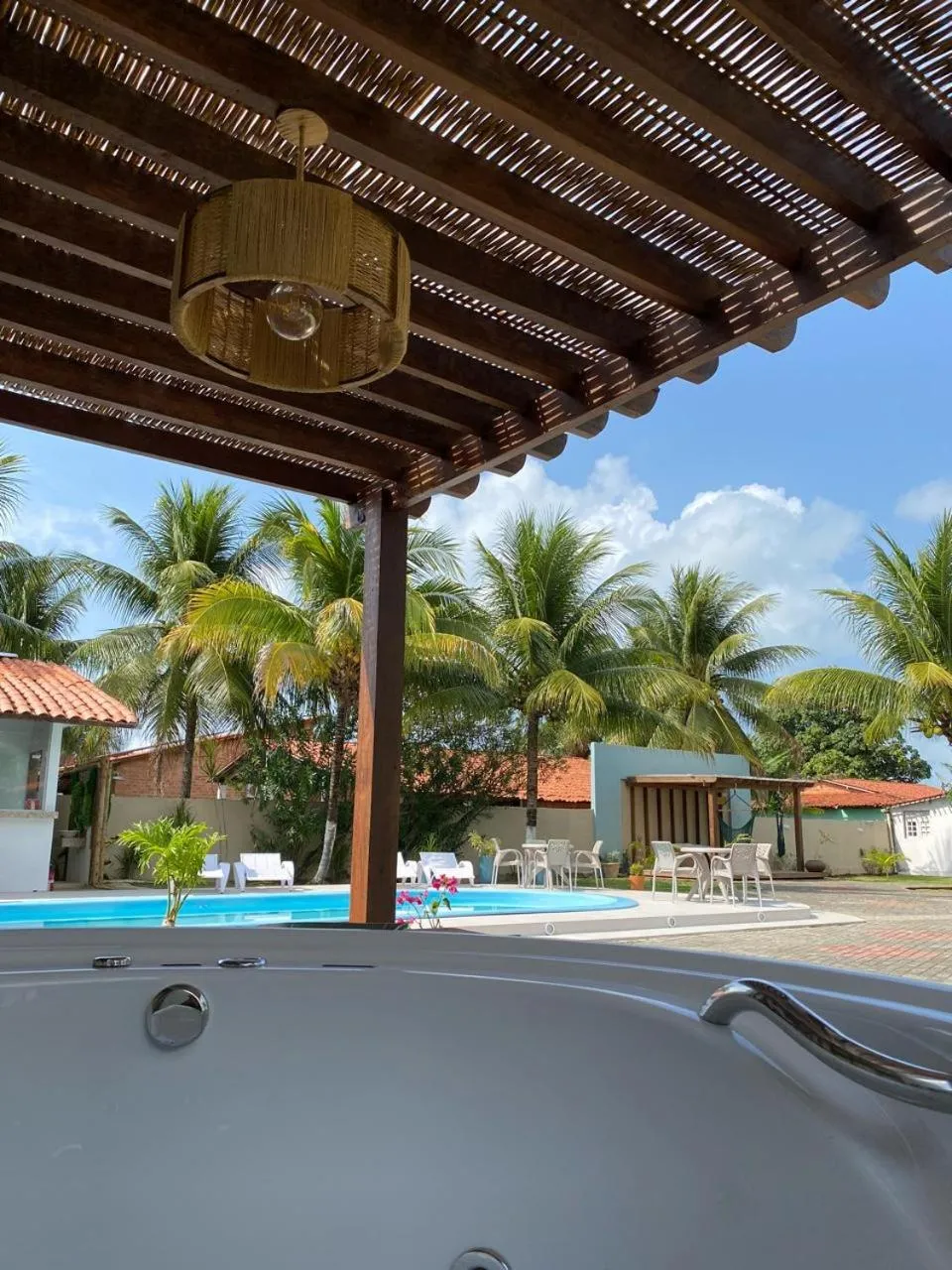 Hot Tub in Pousada Kaluanã