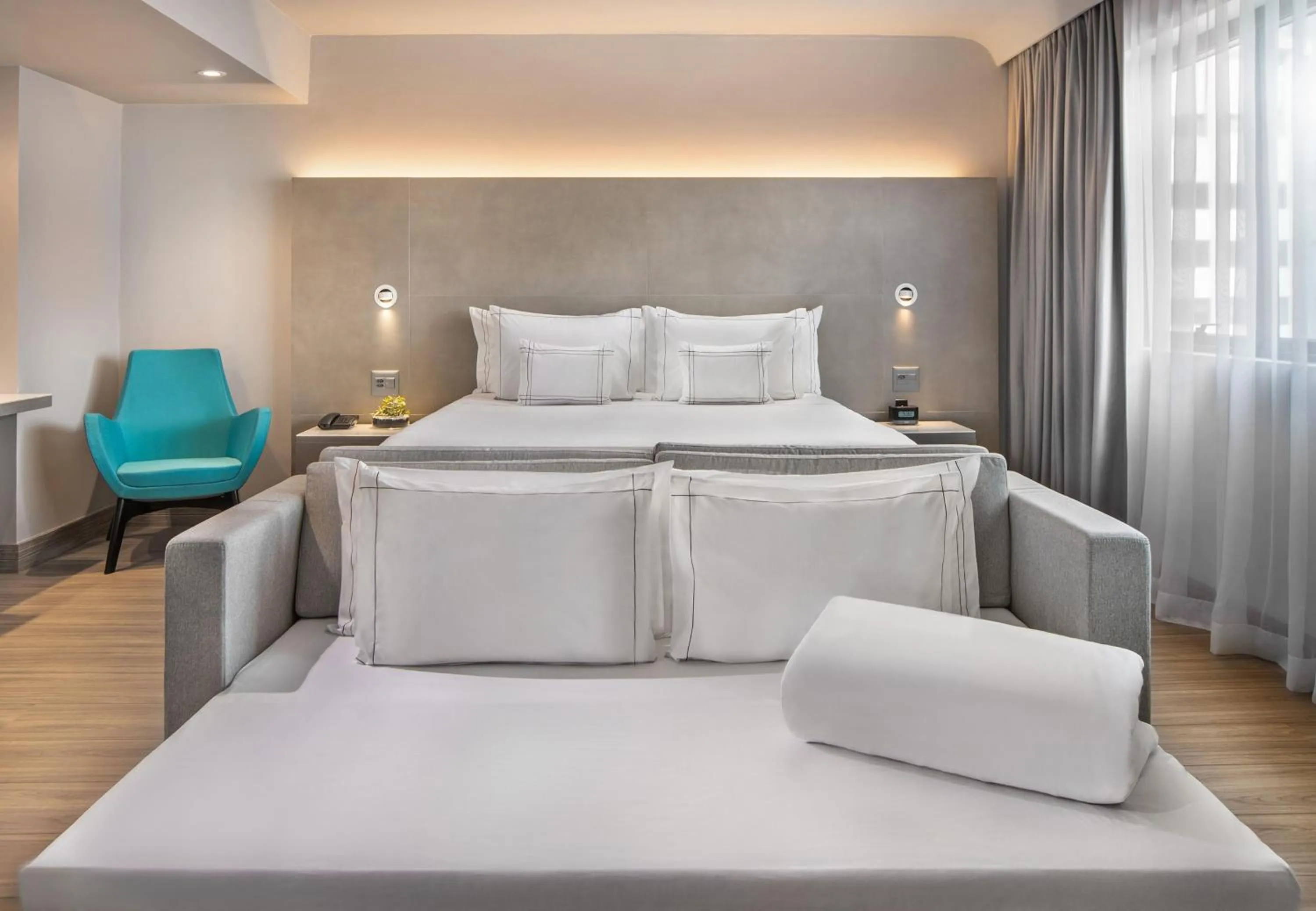 Bedroom, Bed in Meliá Ibirapuera