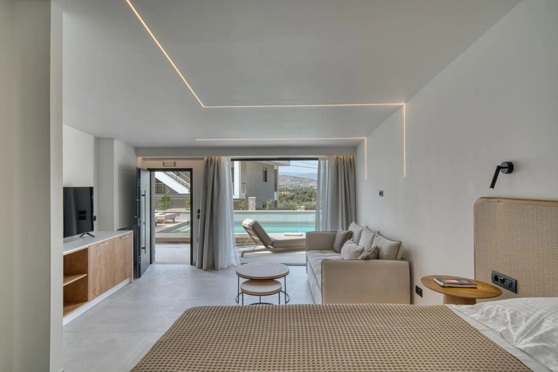 Bed in Anima Deluxe Suites