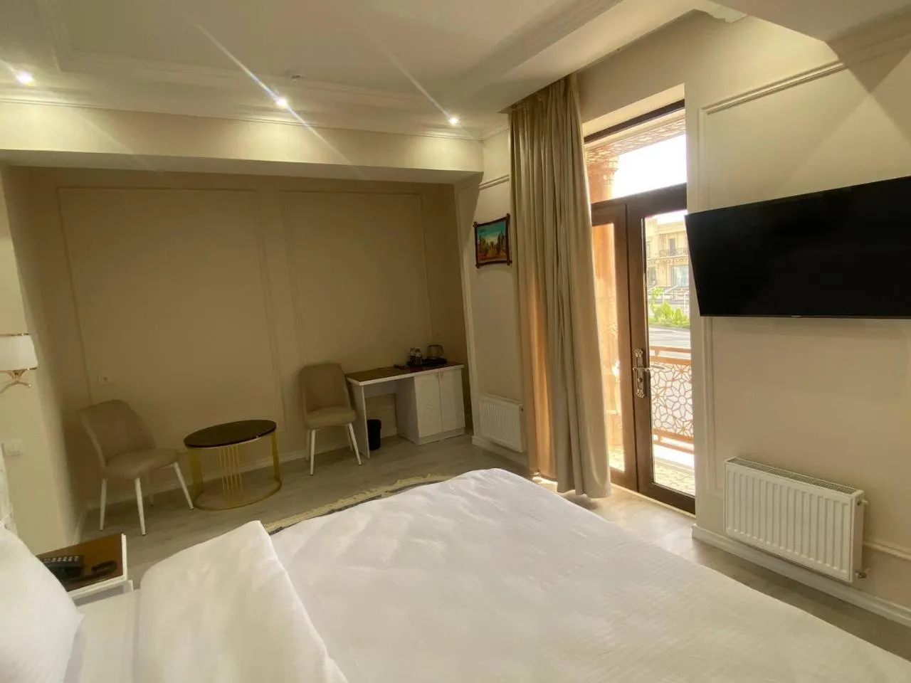 Balcony/Terrace, Bed in Beksaroy