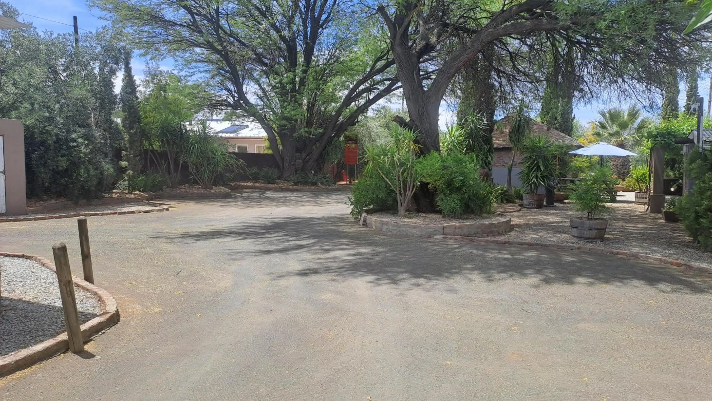 Garden view in African Dawn B&B