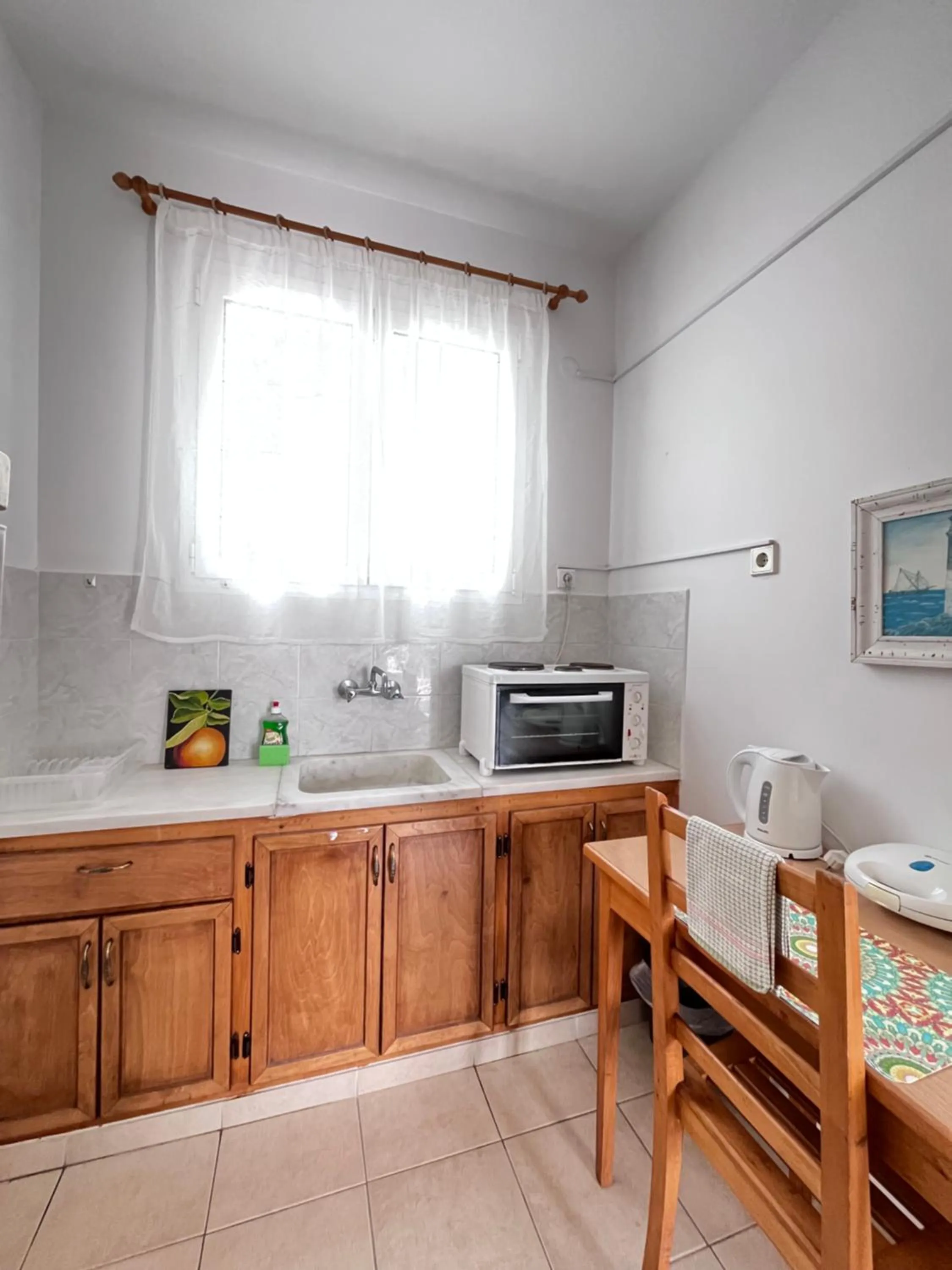 Kitchen or kitchenette in Hotel Elena