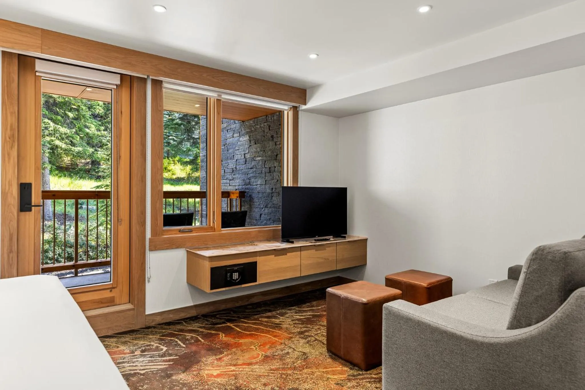 Seating area in Otter Hotel