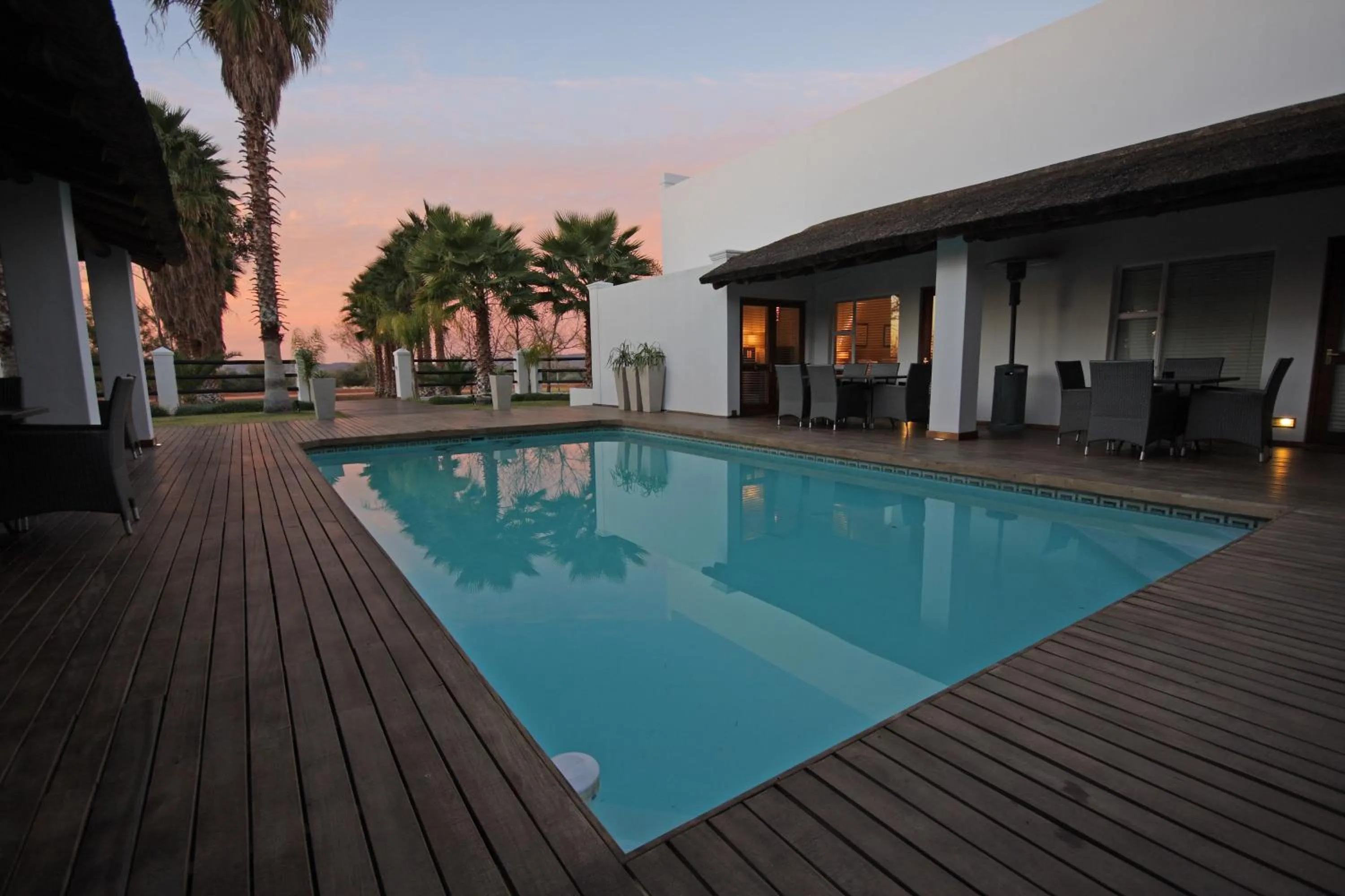 Swimming pool in Dundi Lodge