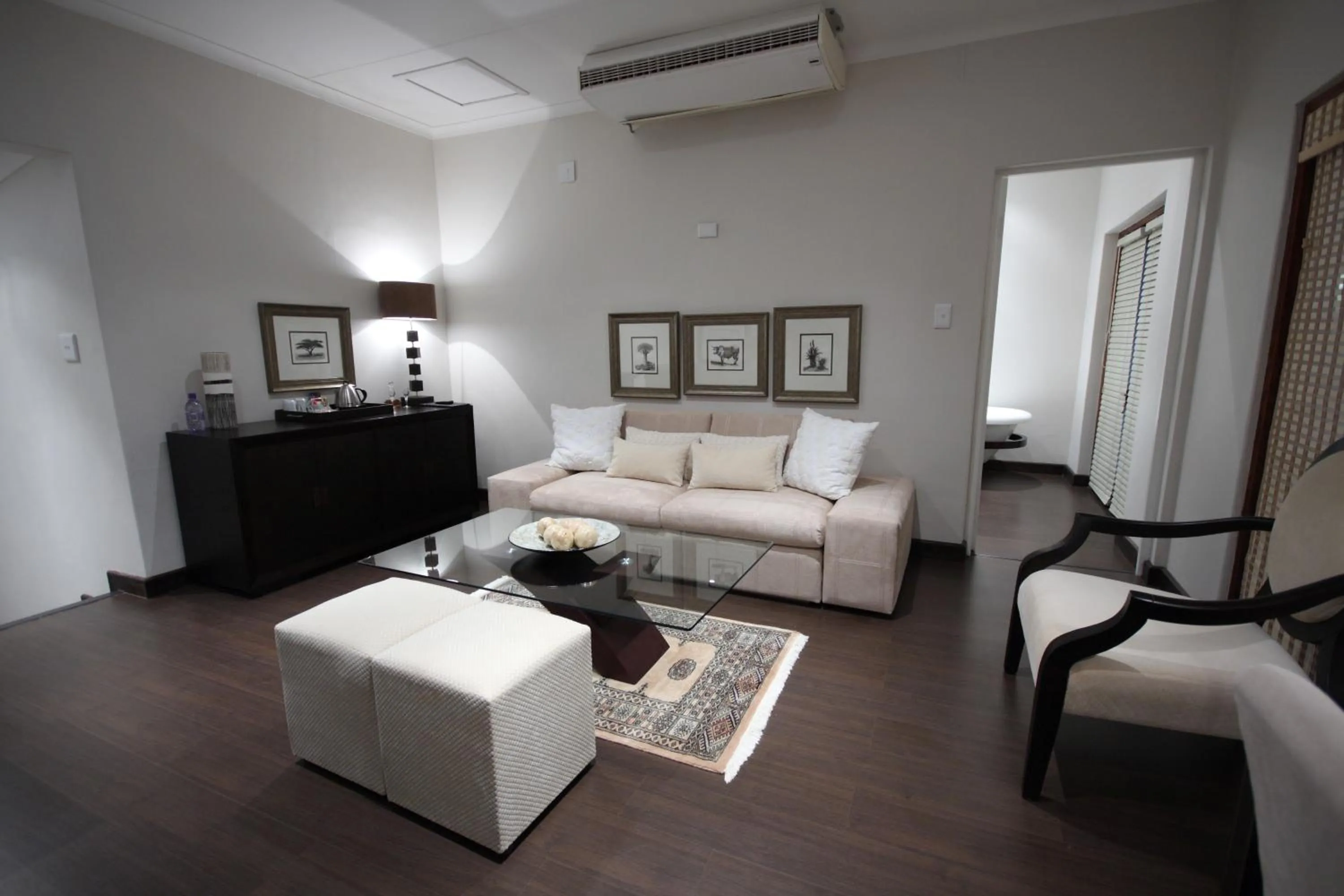 Seating area in Dundi Lodge