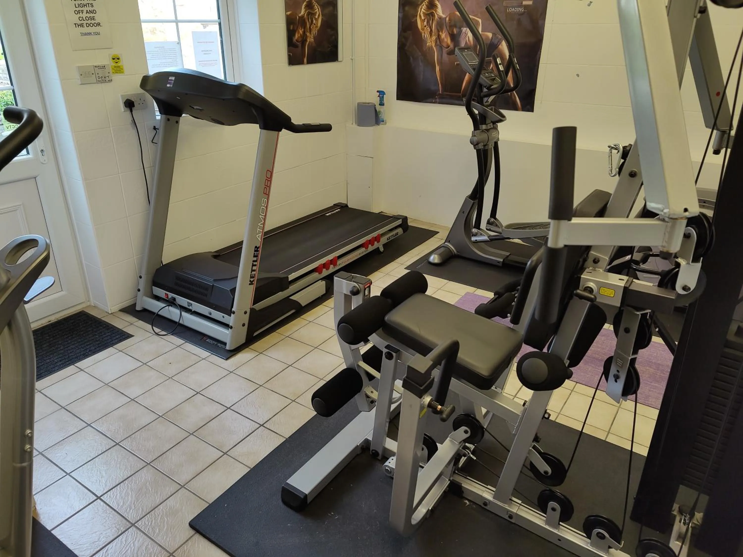 Fitness centre/facilities in Sutton Hall Resort