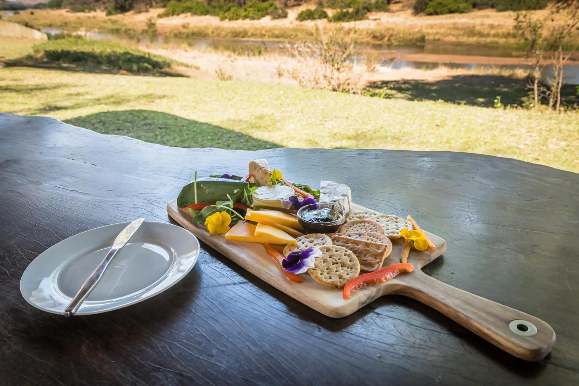 Food close-up in Maninghi Lodge
