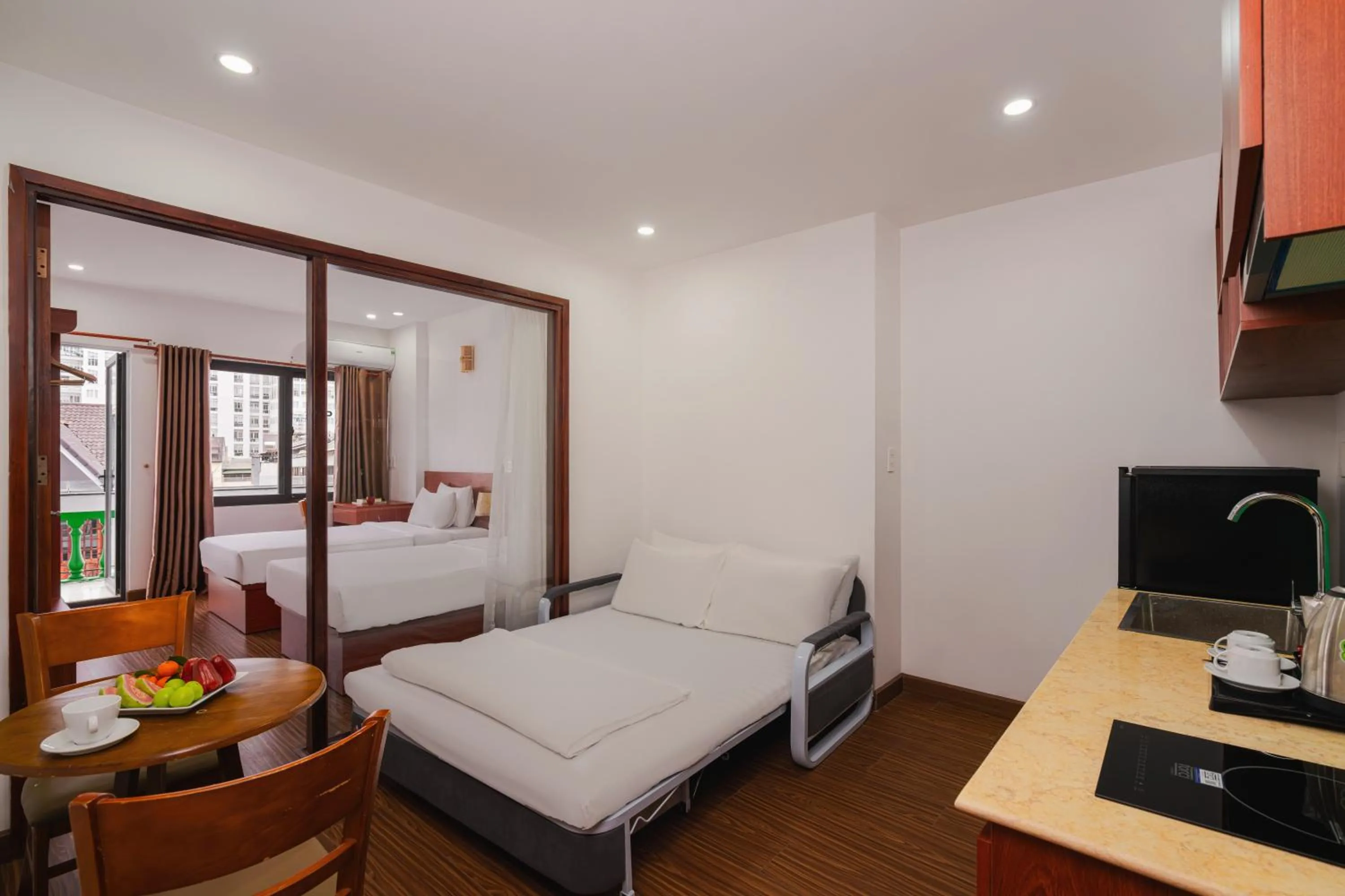 Bed in ELC Luxury Da Lat Hotel & Apartment