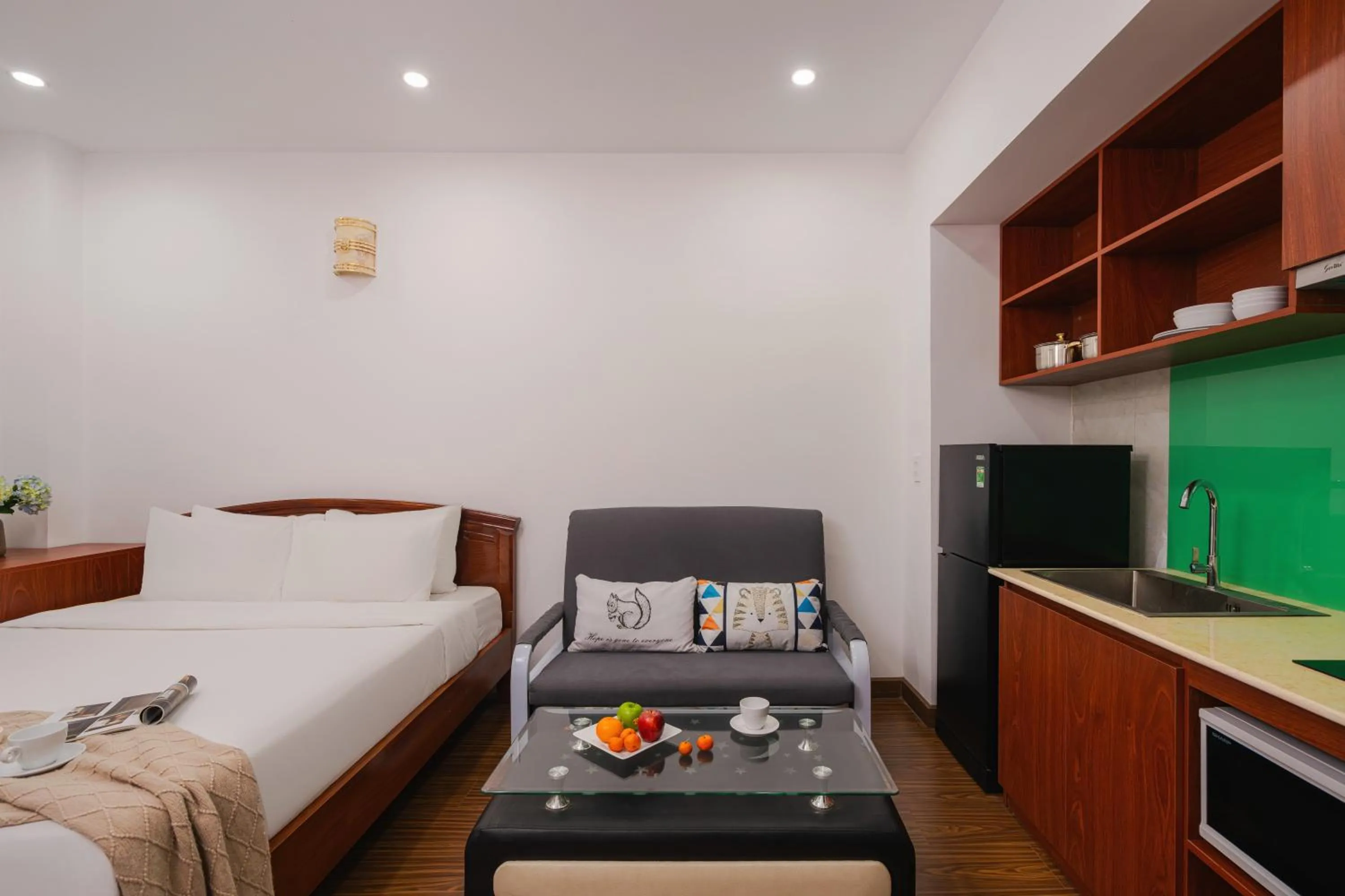 Bed in ELC Luxury Da Lat Hotel & Apartment
