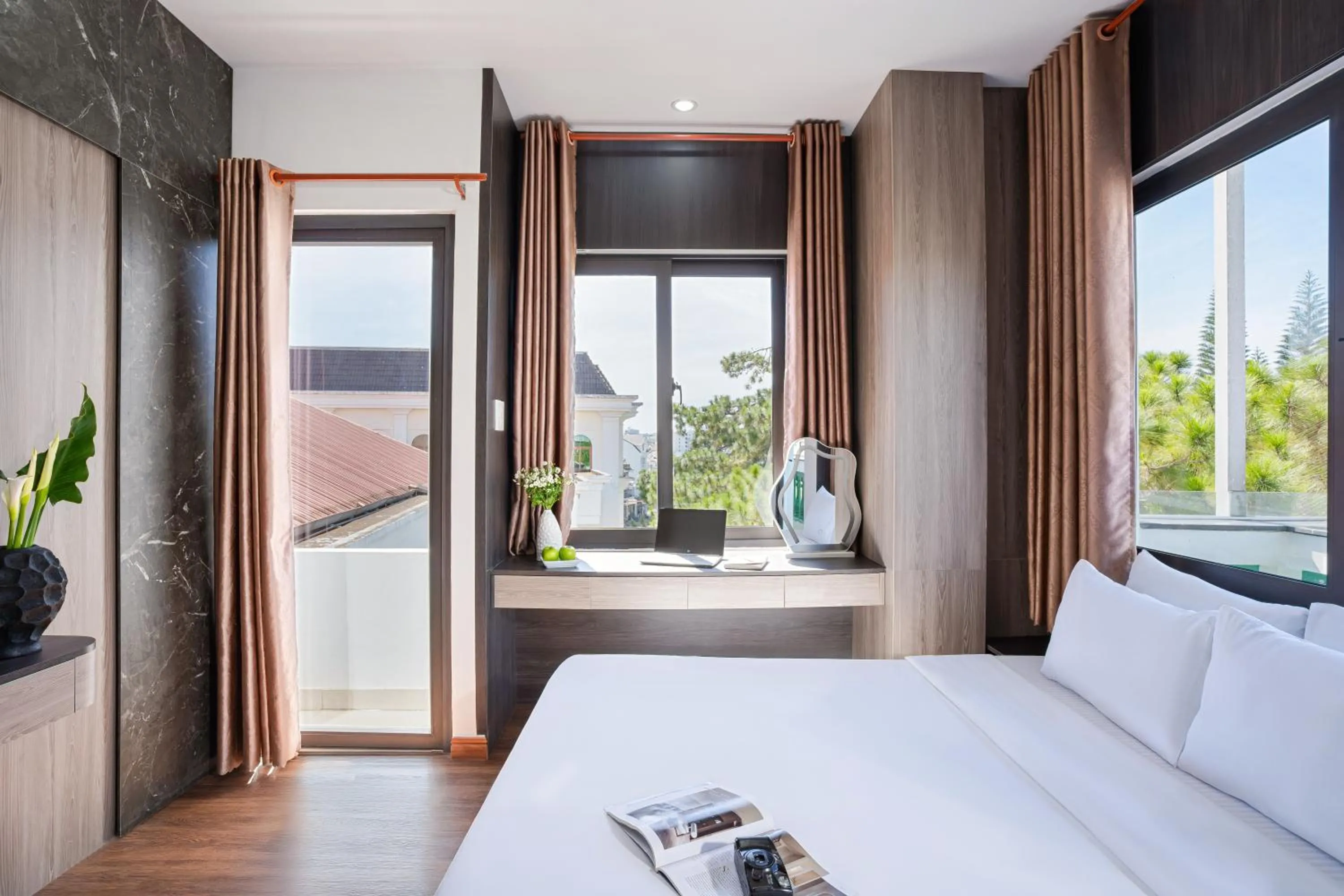 Photo of the whole room, Bed in ELC Luxury Da Lat Hotel & Apartment