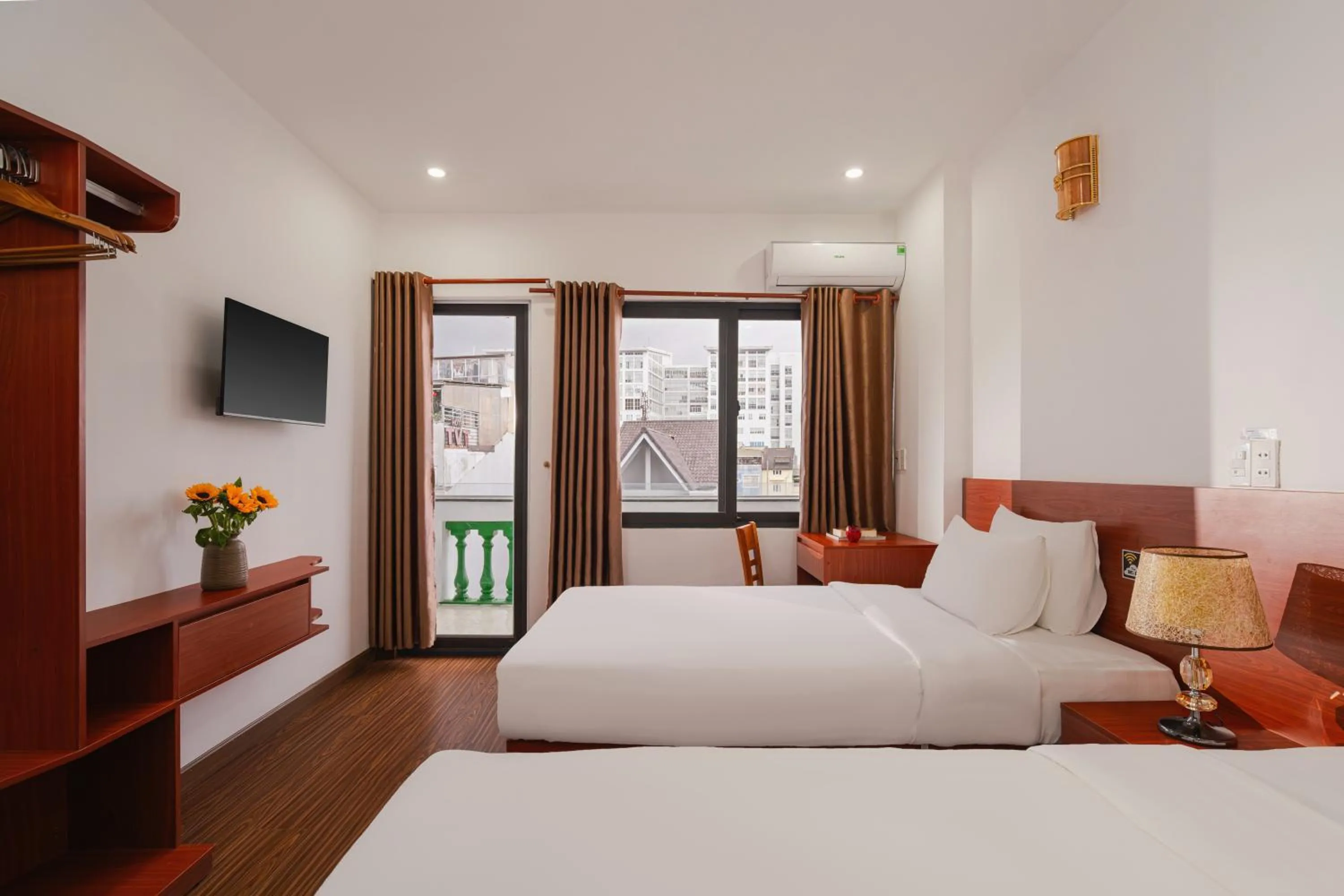 Bed in ELC Luxury Da Lat Hotel & Apartment