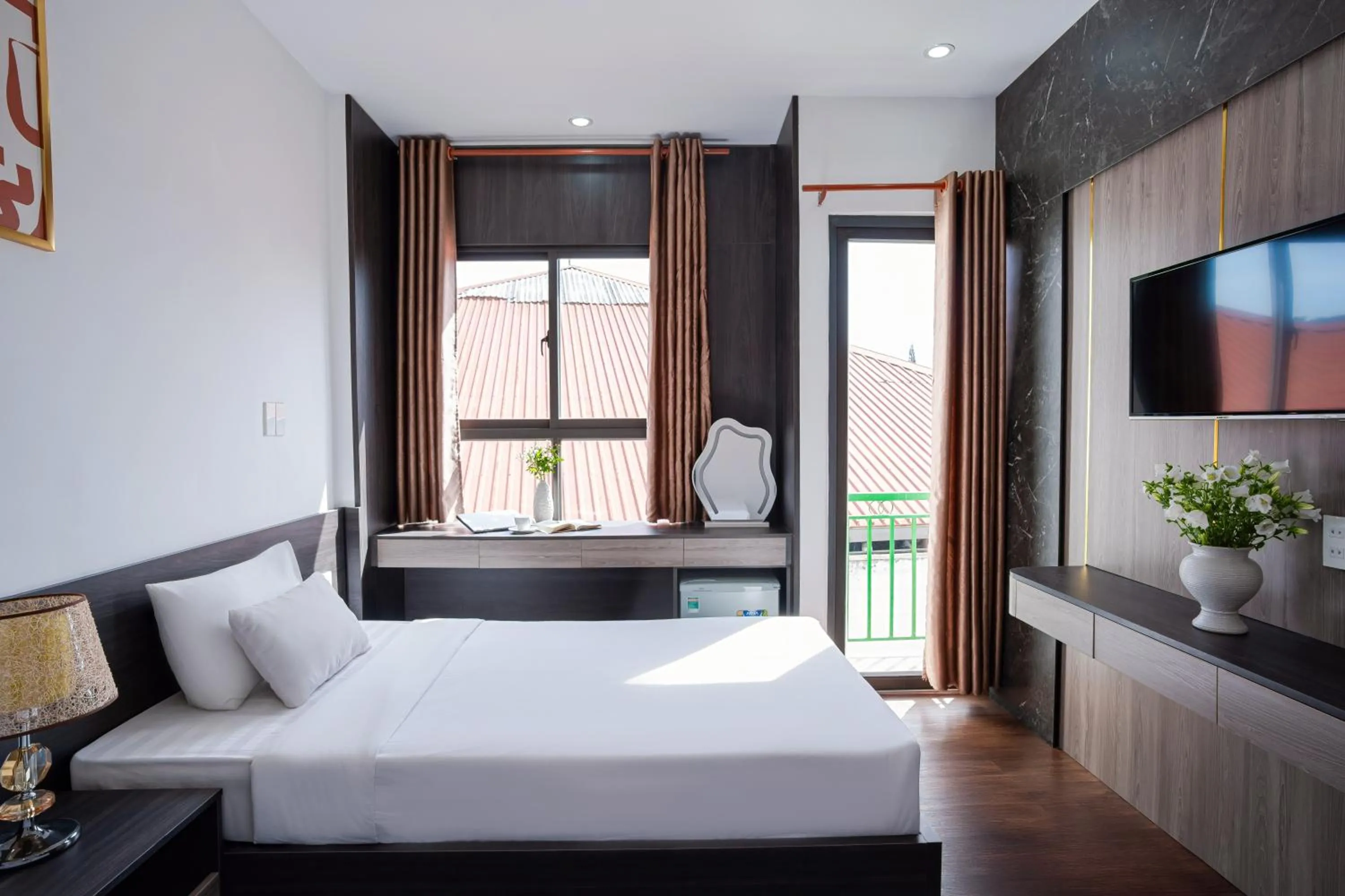 Photo of the whole room, Bed in ELC Luxury Da Lat Hotel & Apartment