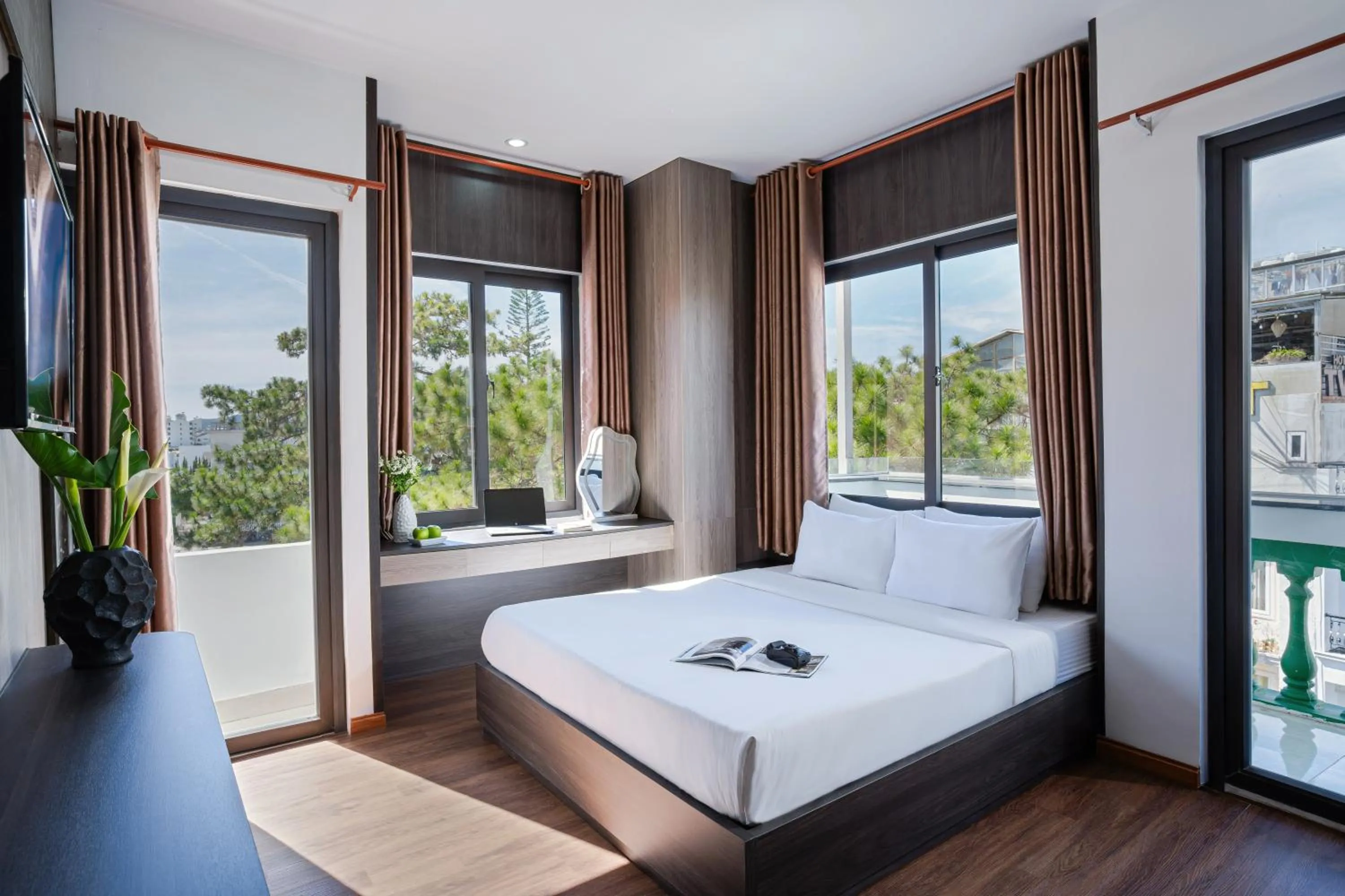 Photo of the whole room, Bed in ELC Luxury Da Lat Hotel & Apartment