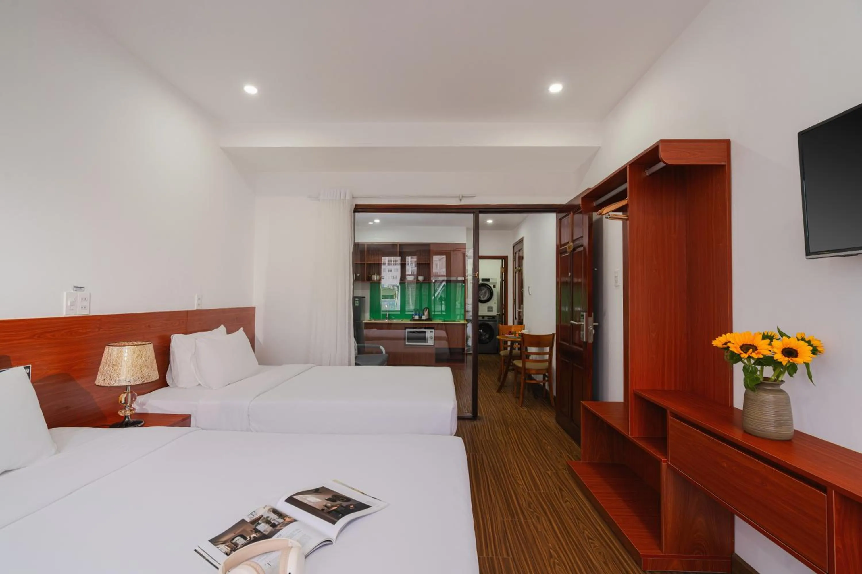 Photo of the whole room, Bed in ELC Luxury Da Lat Hotel & Apartment