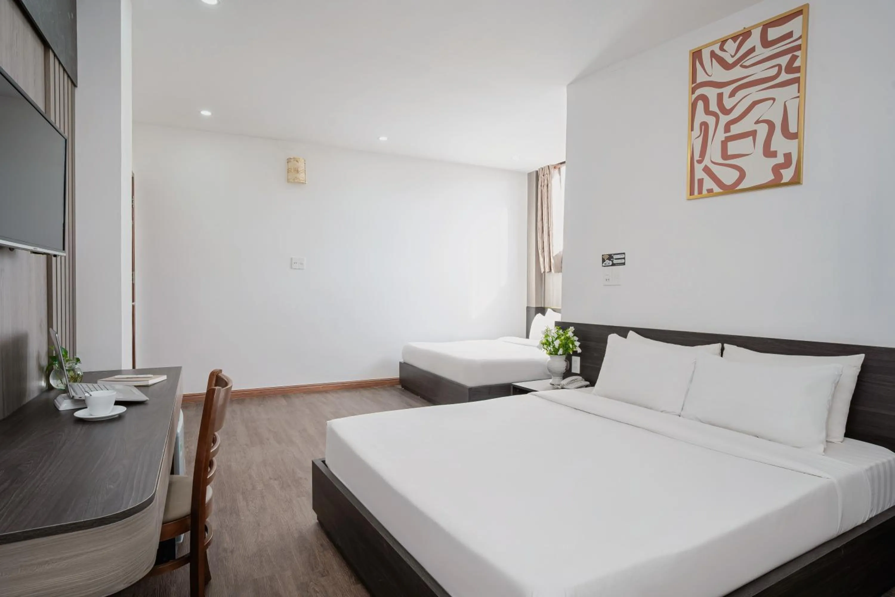 Photo of the whole room, Bed in ELC Luxury Da Lat Hotel & Apartment