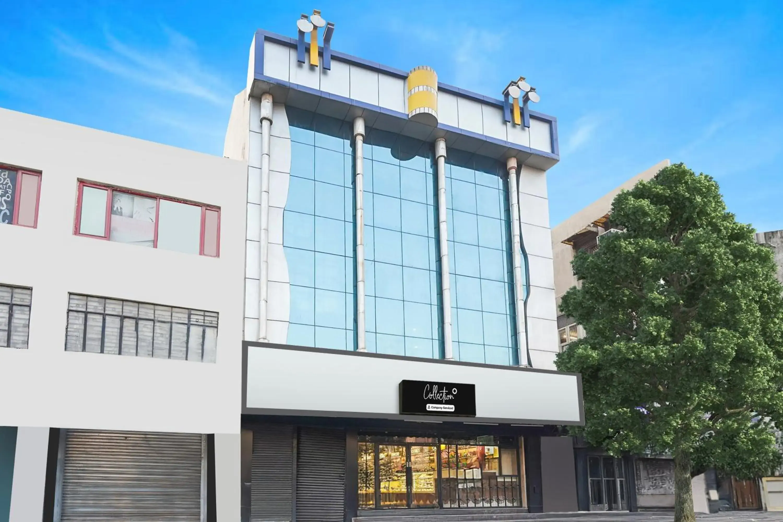 Facade/entrance in Super Collection O Nirman Vihar Facade/entrance in Super Collection O Nirman Vihar