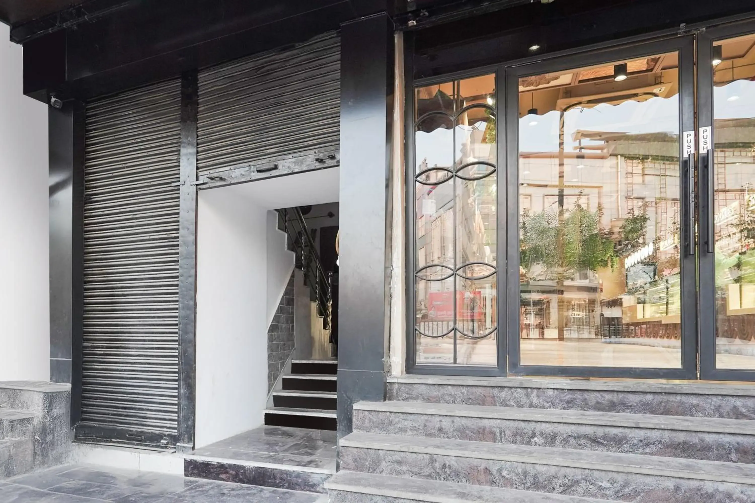 Facade/entrance in Super Collection O Nirman Vihar Facade/entrance in Super Collection O Nirman Vihar