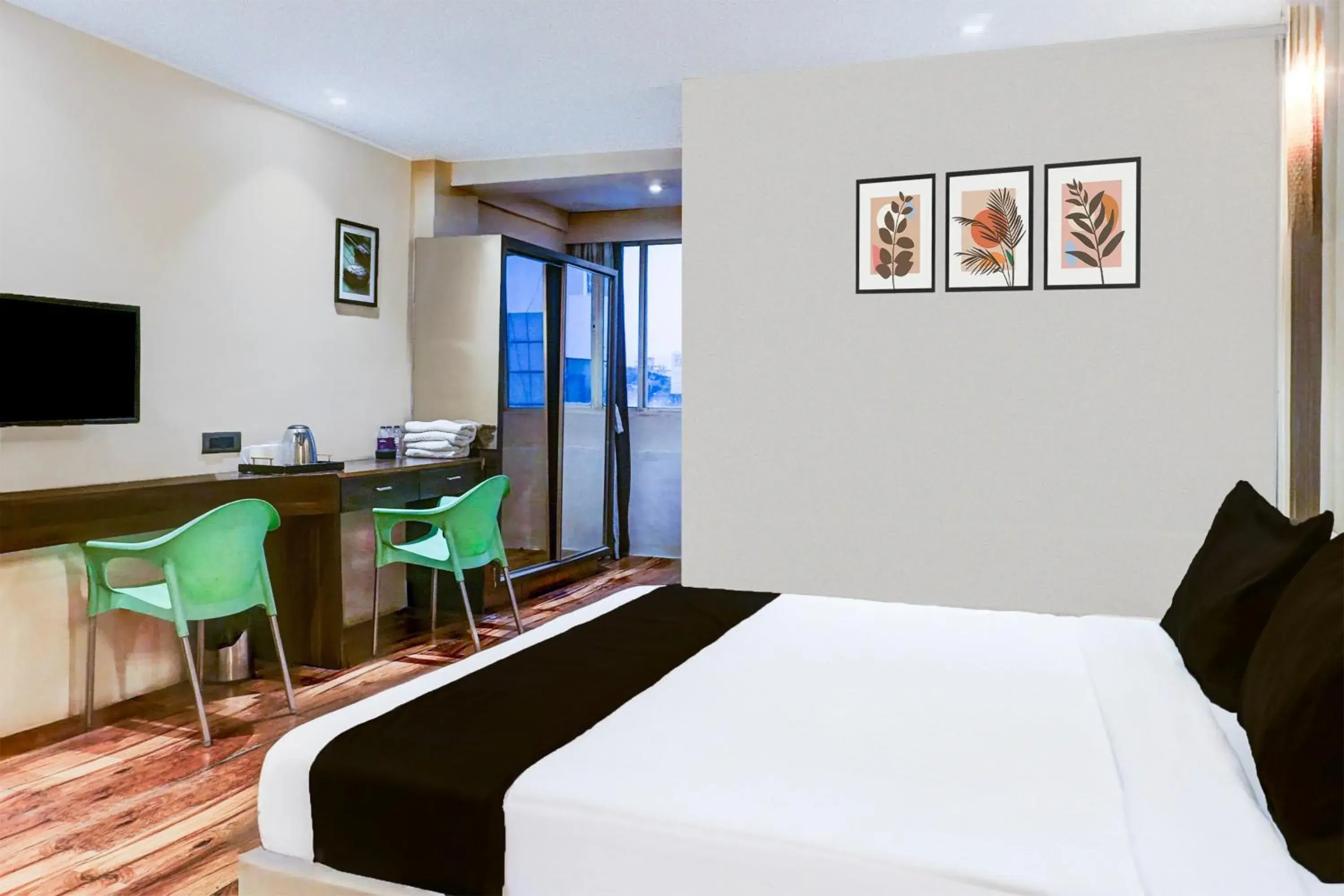 Bedroom, Bed in Super Townhouse Oak Hadapsar Bedroom, Bed in Super Townhouse Oak Hadapsar