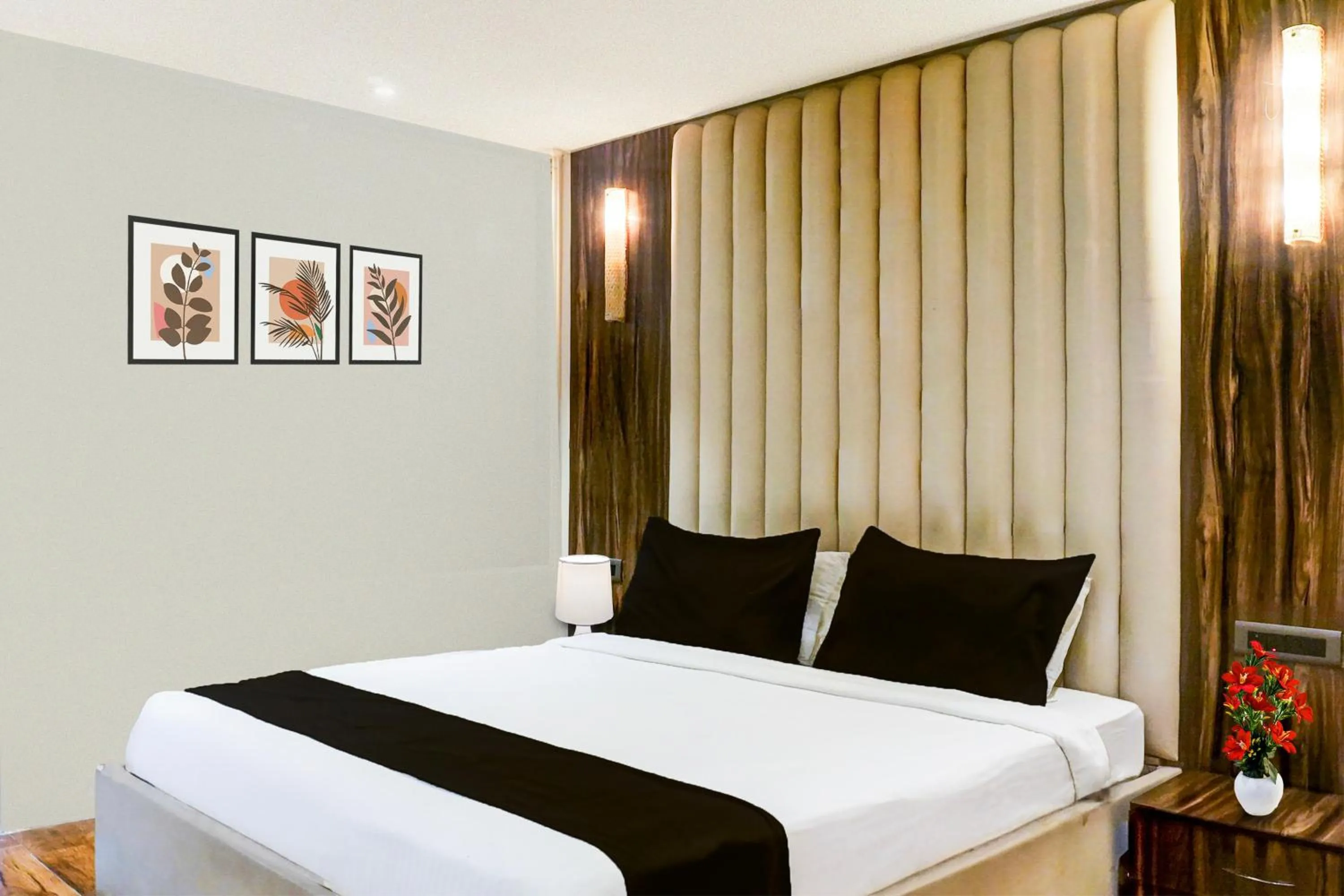 Bedroom, Bed in Townhouse Oak Hadapsar