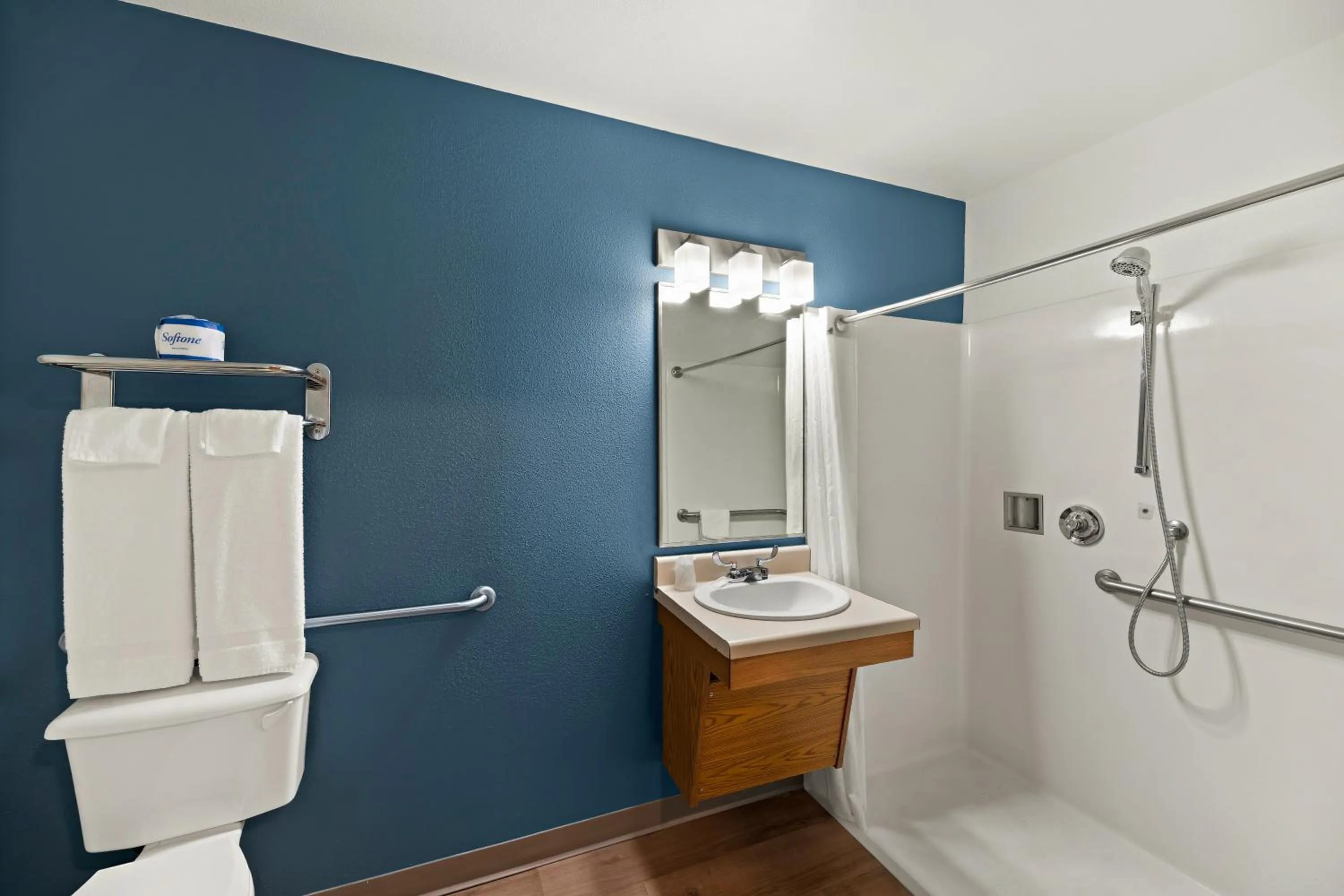 Bathroom in WoodSpring Suites El Paso