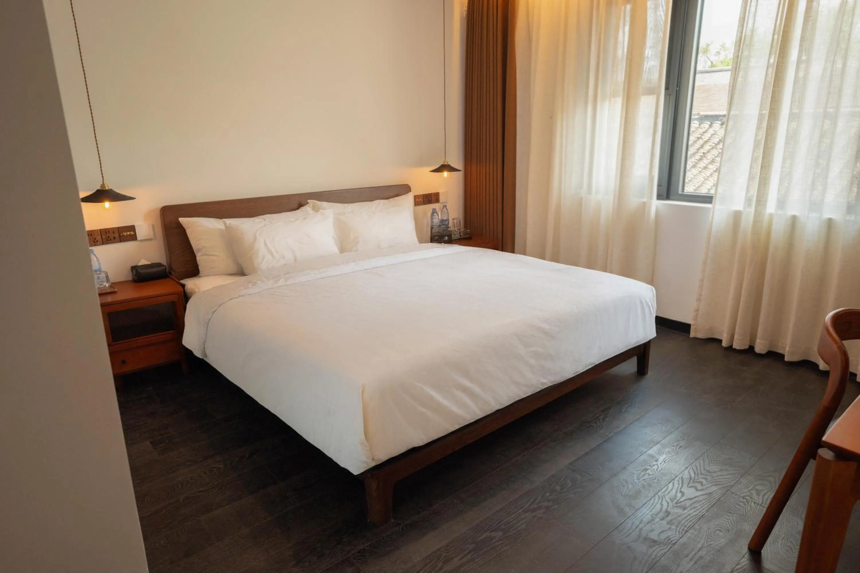 Bed in Xingle Hotel-Suzhou Guanqian Street Pingjiang Road
