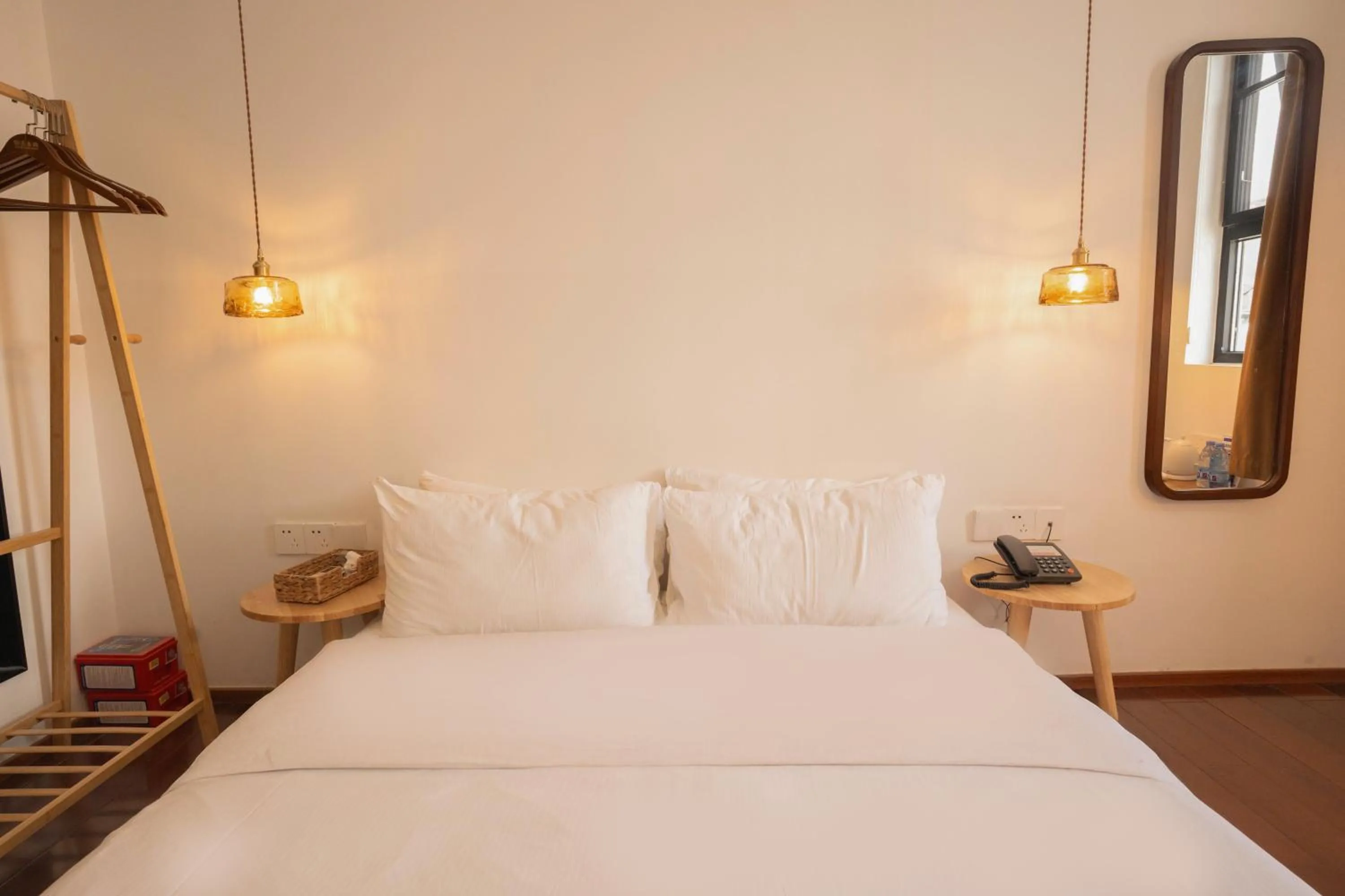 Bed in Xingle Hotel-Suzhou Guanqian Street Pingjiang Road