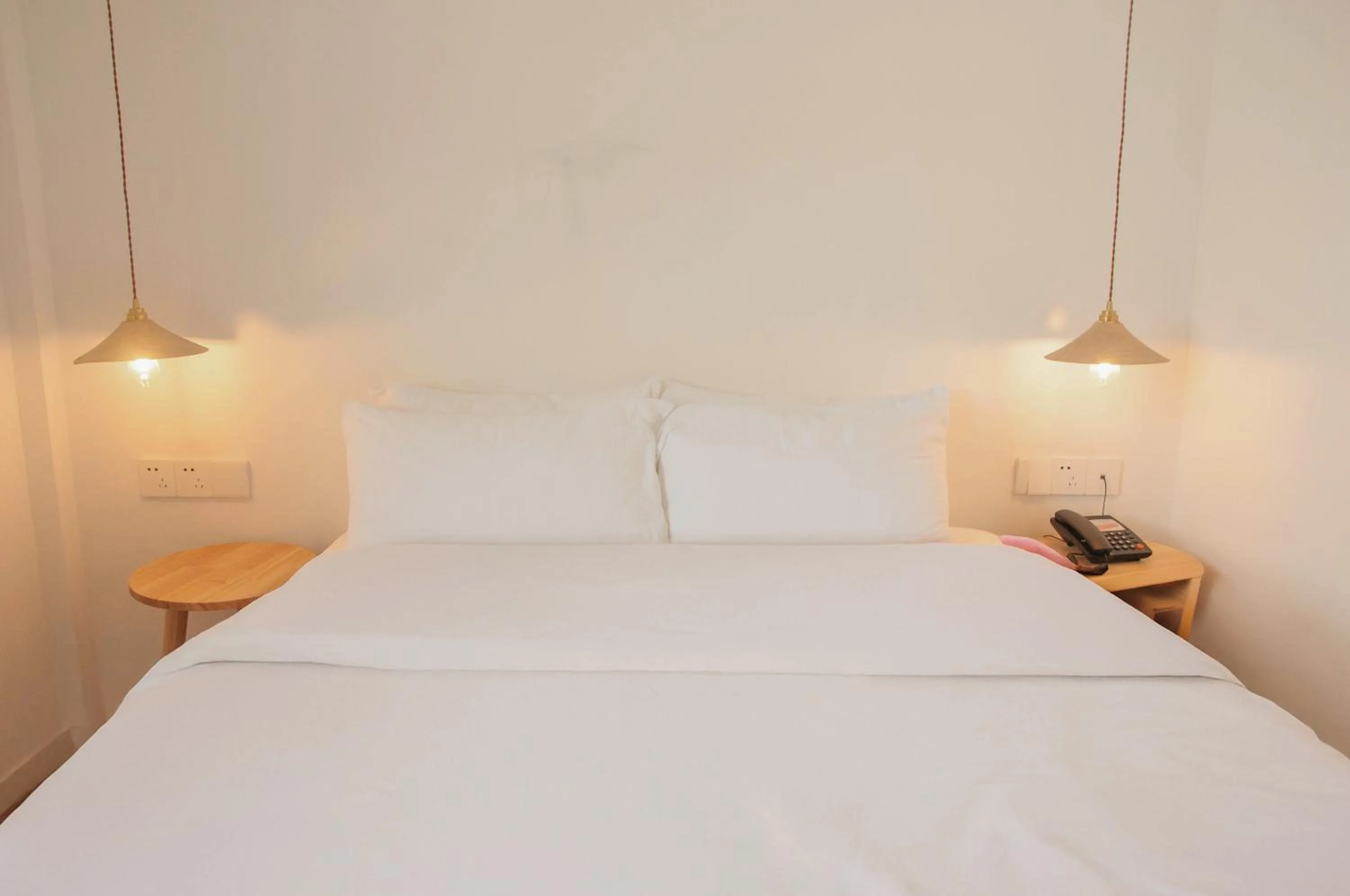 Bed in Xingle Hotel-Suzhou Guanqian Street Pingjiang Road