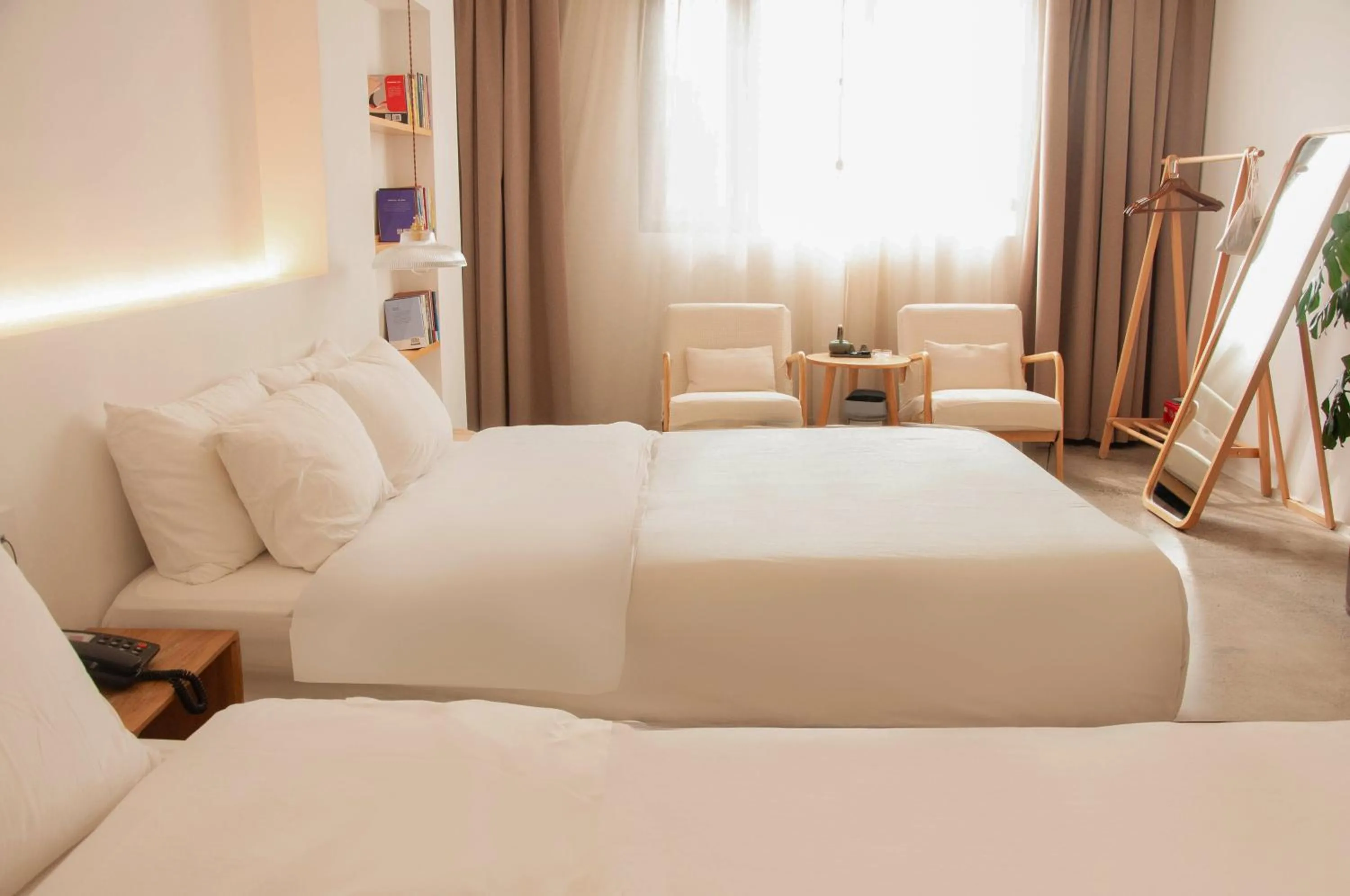 Bed in Xingle Hotel-Suzhou Guanqian Street Pingjiang Road