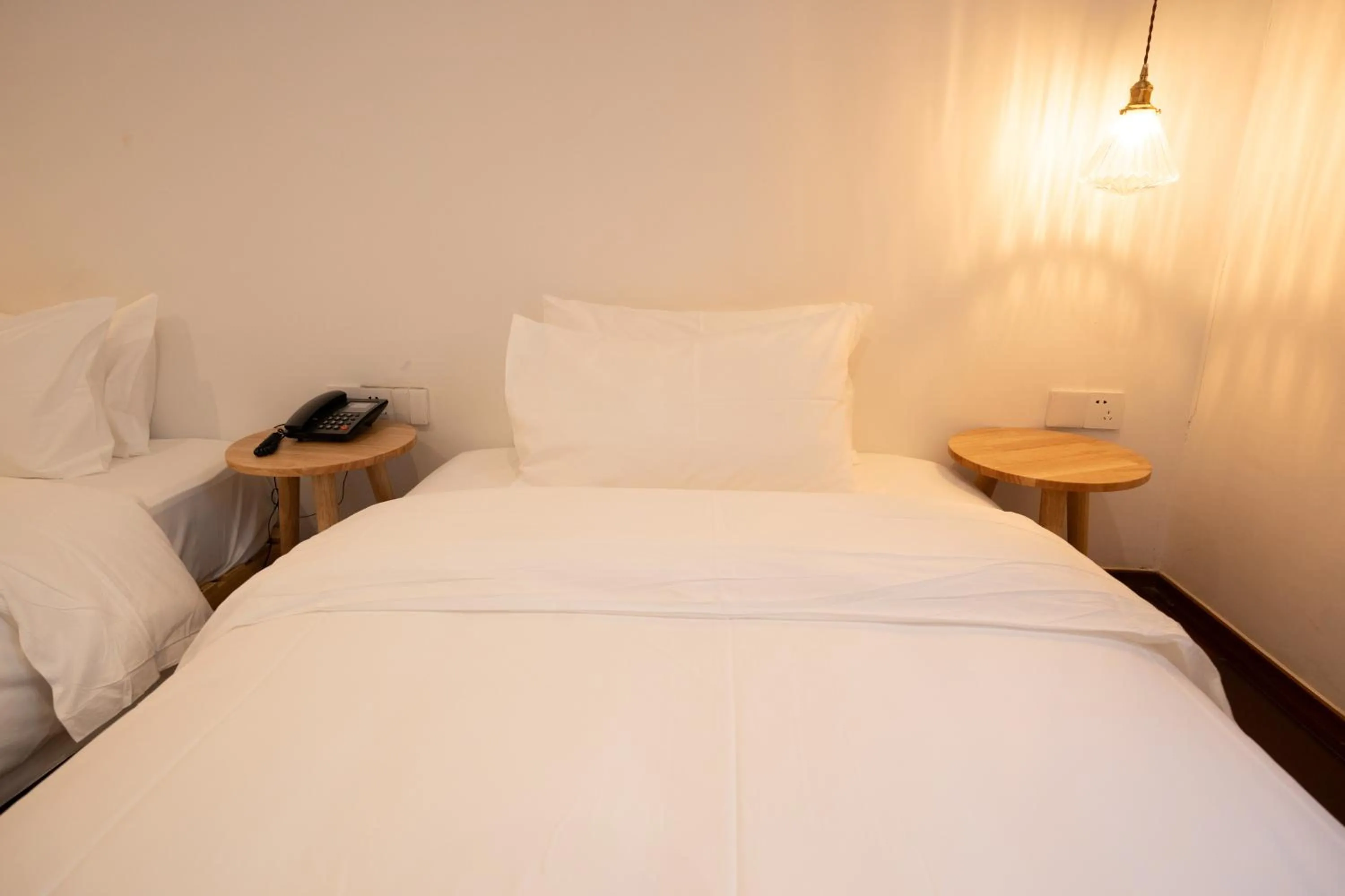 Bed in Xingle Hotel-Suzhou Guanqian Street Pingjiang Road