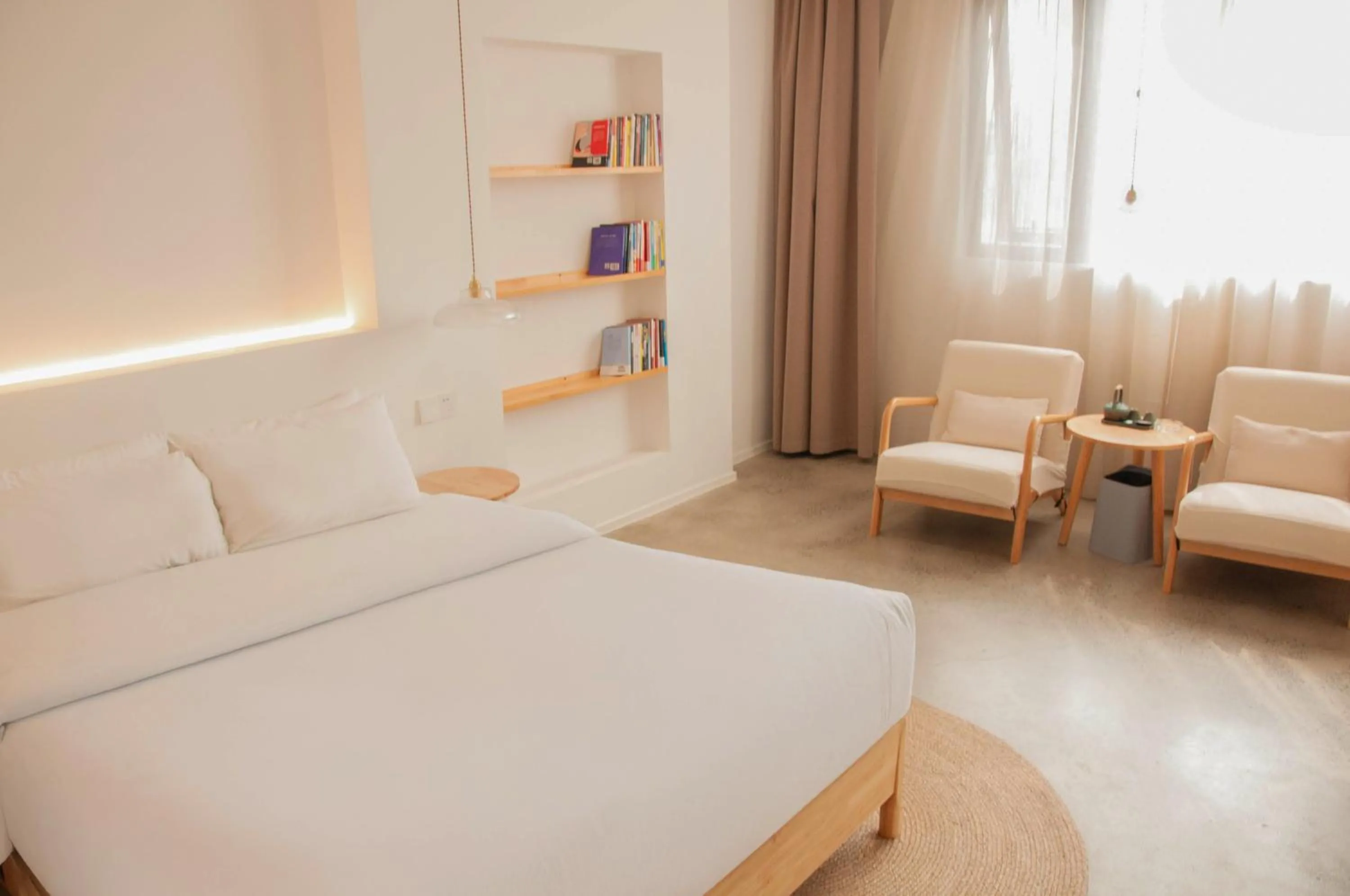 Bed in Xingle Hotel-Suzhou Guanqian Street Pingjiang Road