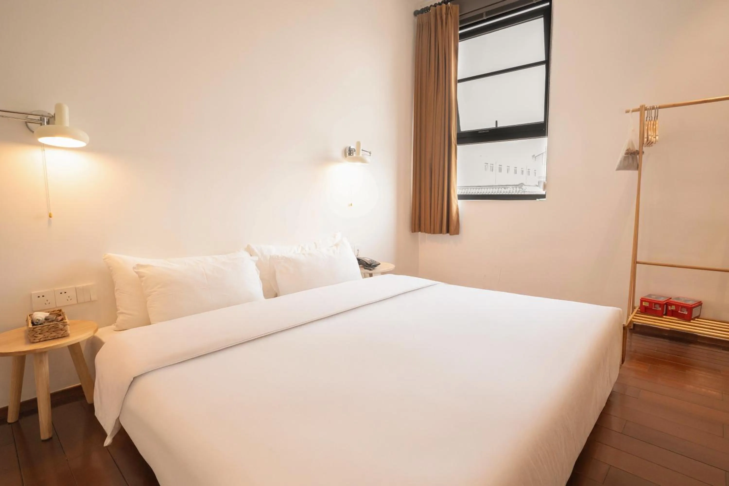 Bed in Xingle Hotel-Suzhou Guanqian Street Pingjiang Road