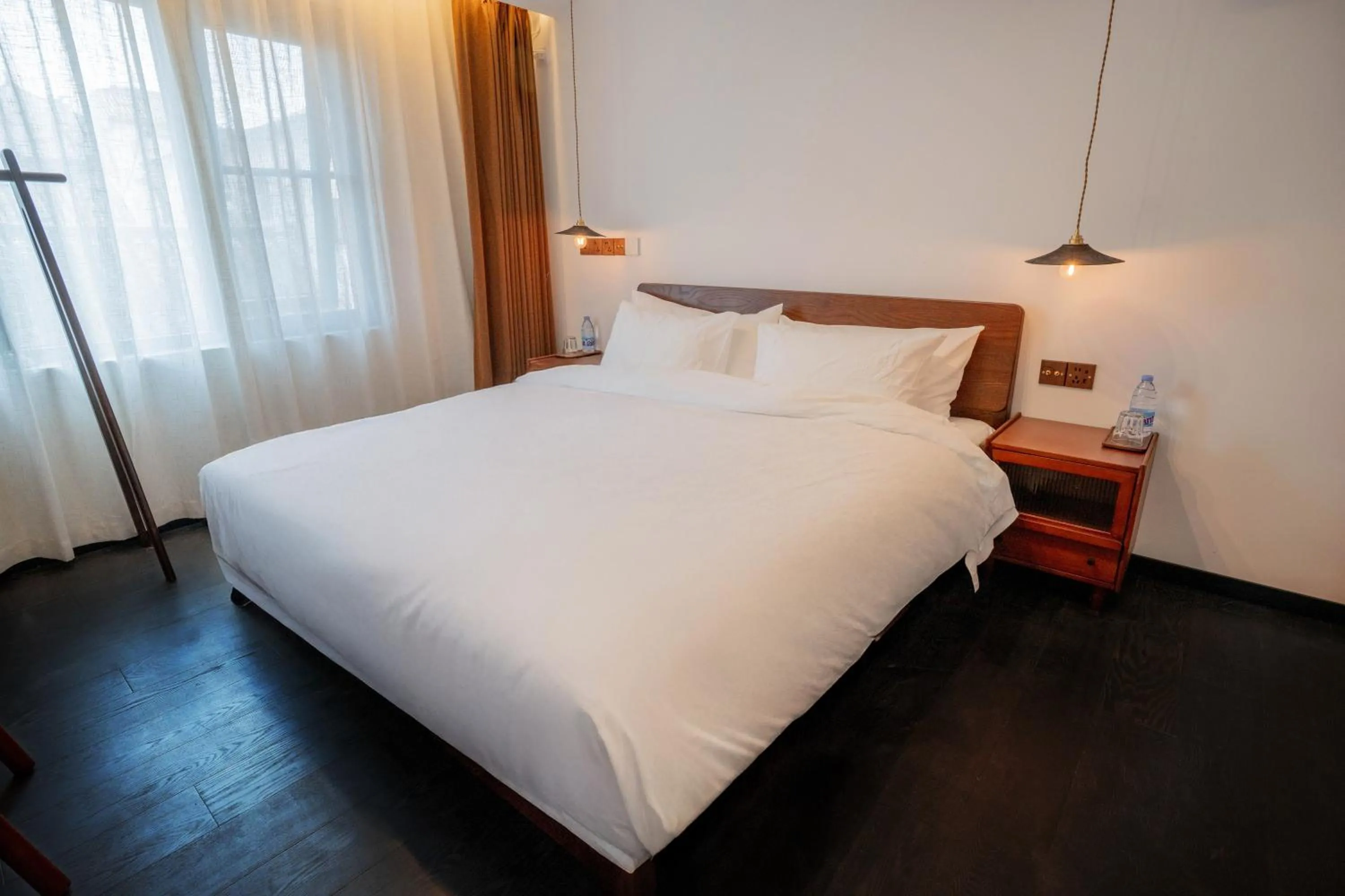 Bed in Xingle Hotel-Suzhou Guanqian Street Pingjiang Road