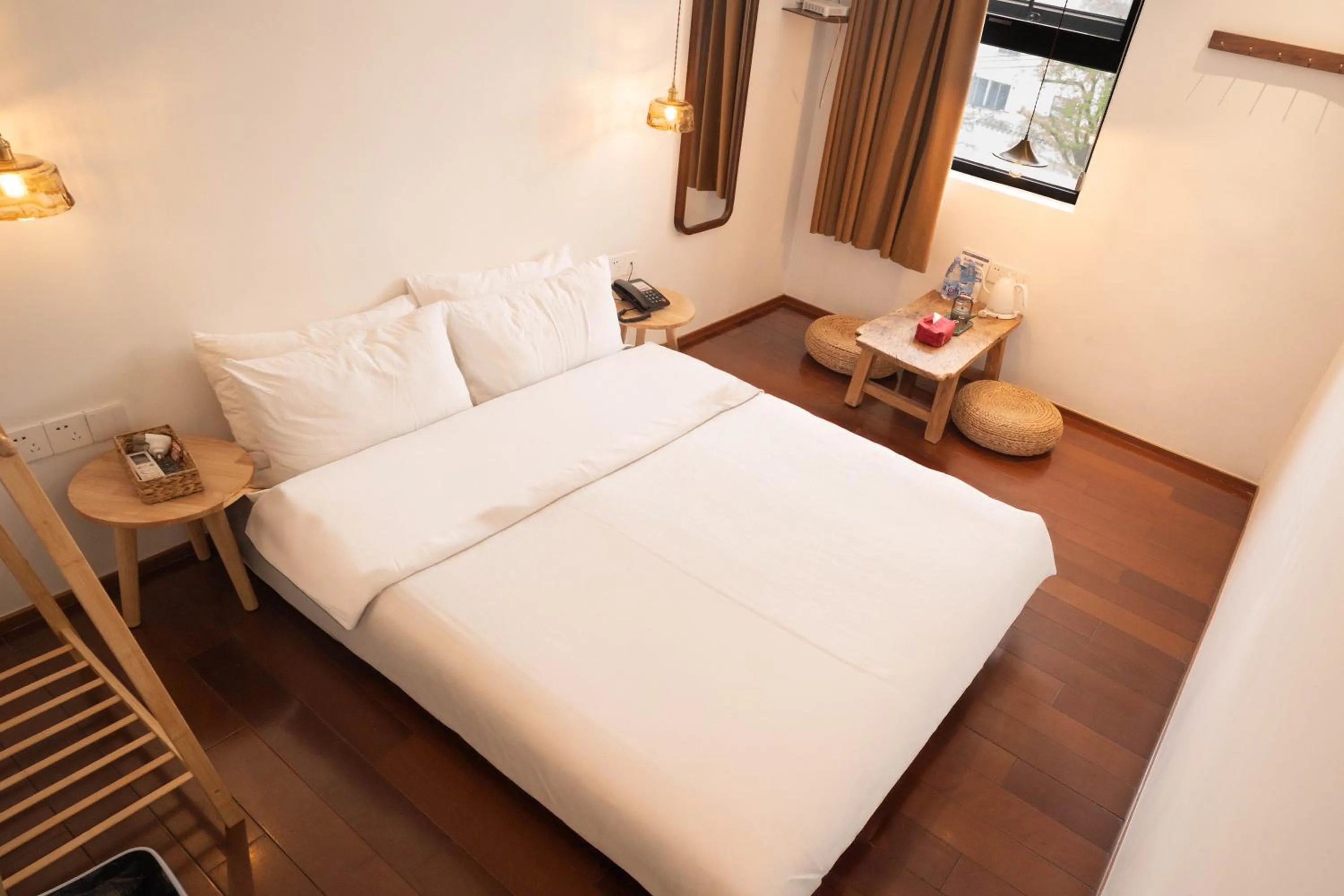 Bed in Xingle Hotel-Suzhou Guanqian Street Pingjiang Road