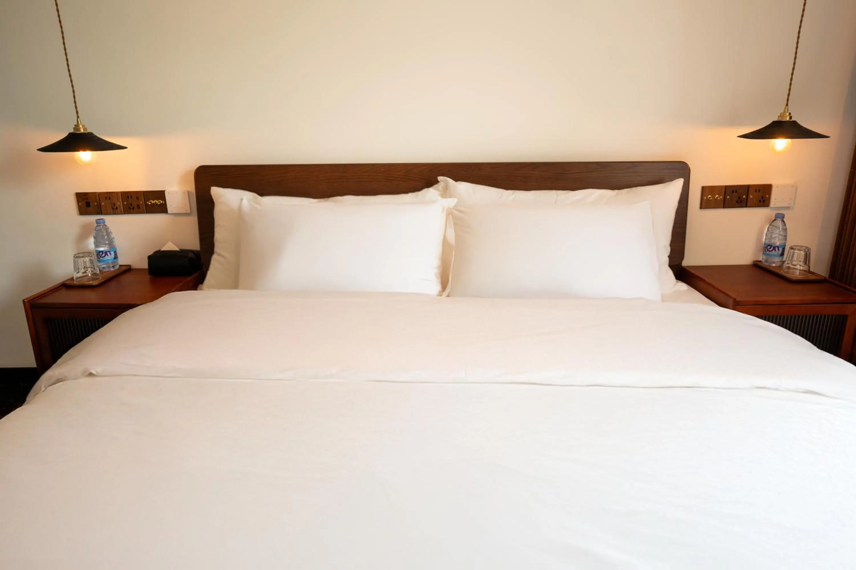 Bed in Xingle Hotel-Suzhou Guanqian Street Pingjiang Road