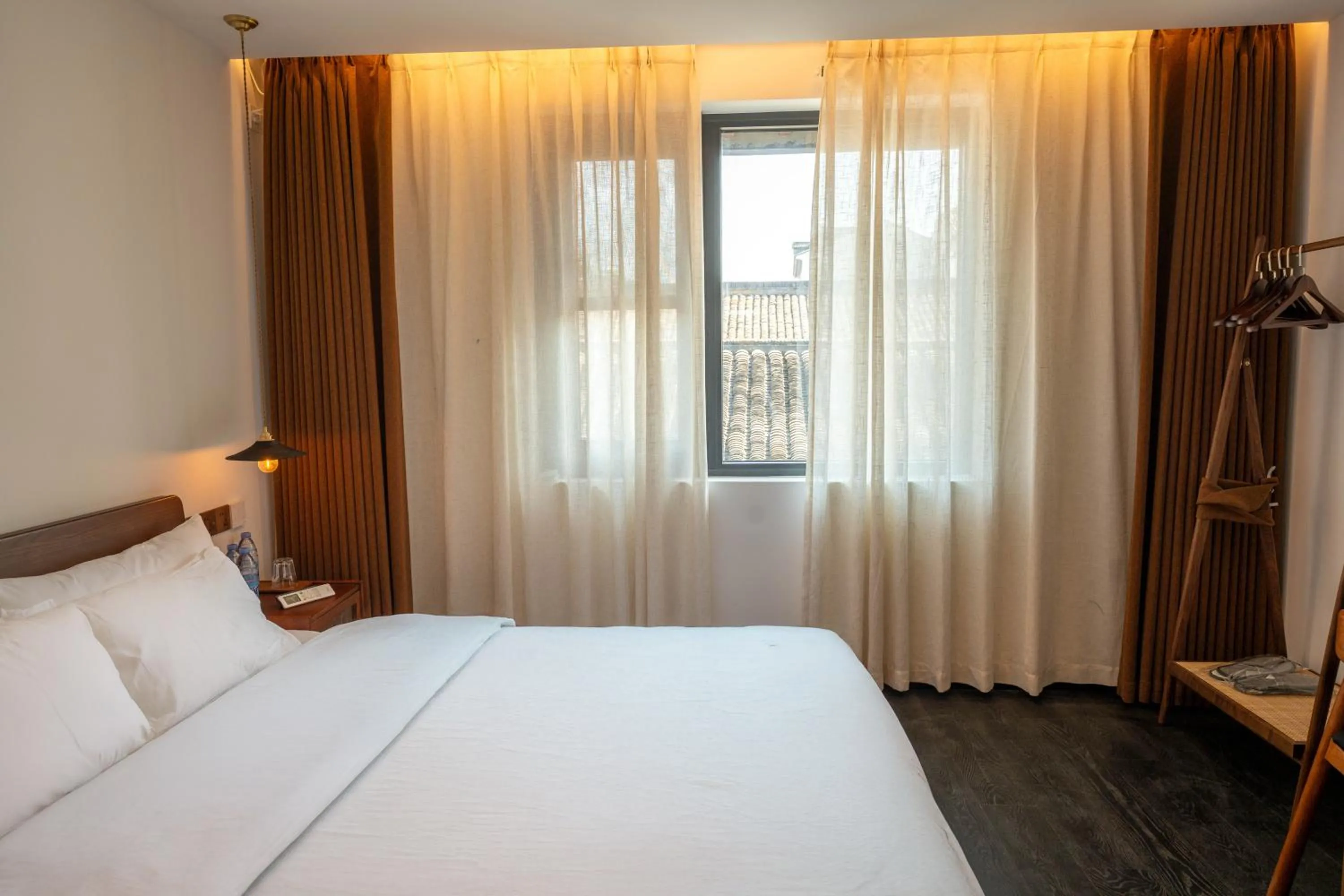 Bed in Xingle Hotel-Suzhou Guanqian Street Pingjiang Road