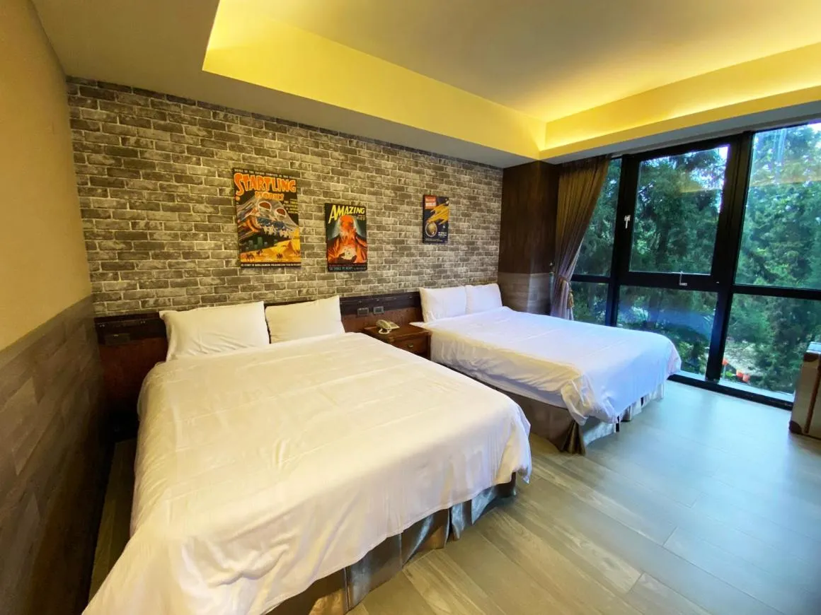 Bed in Ming Shan Resort