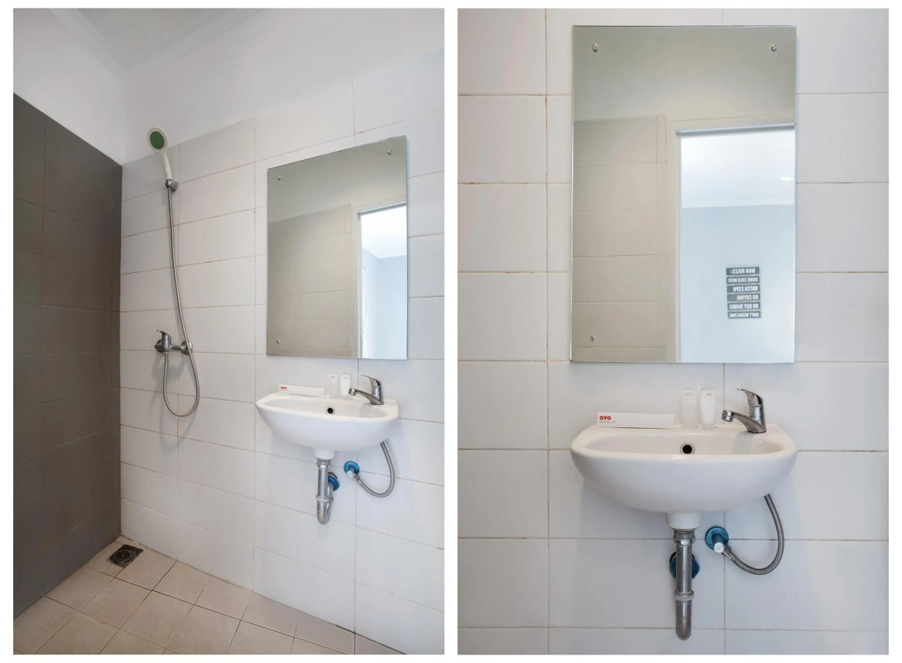 Bathroom in Collection O Pondok Indah Near Gandaria City Formerly Lamaison Residence