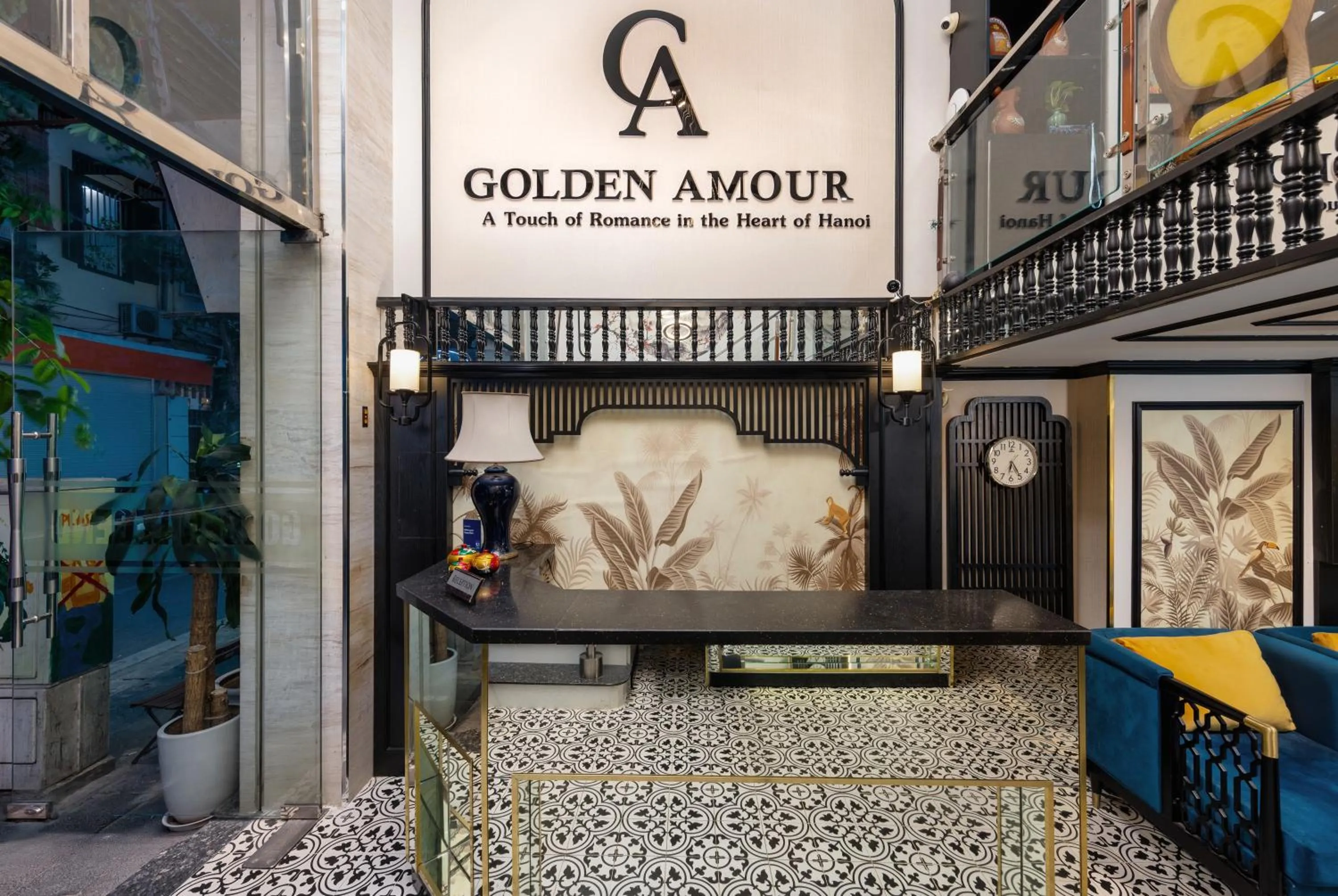 Lobby or reception in Golden Amour Hotel