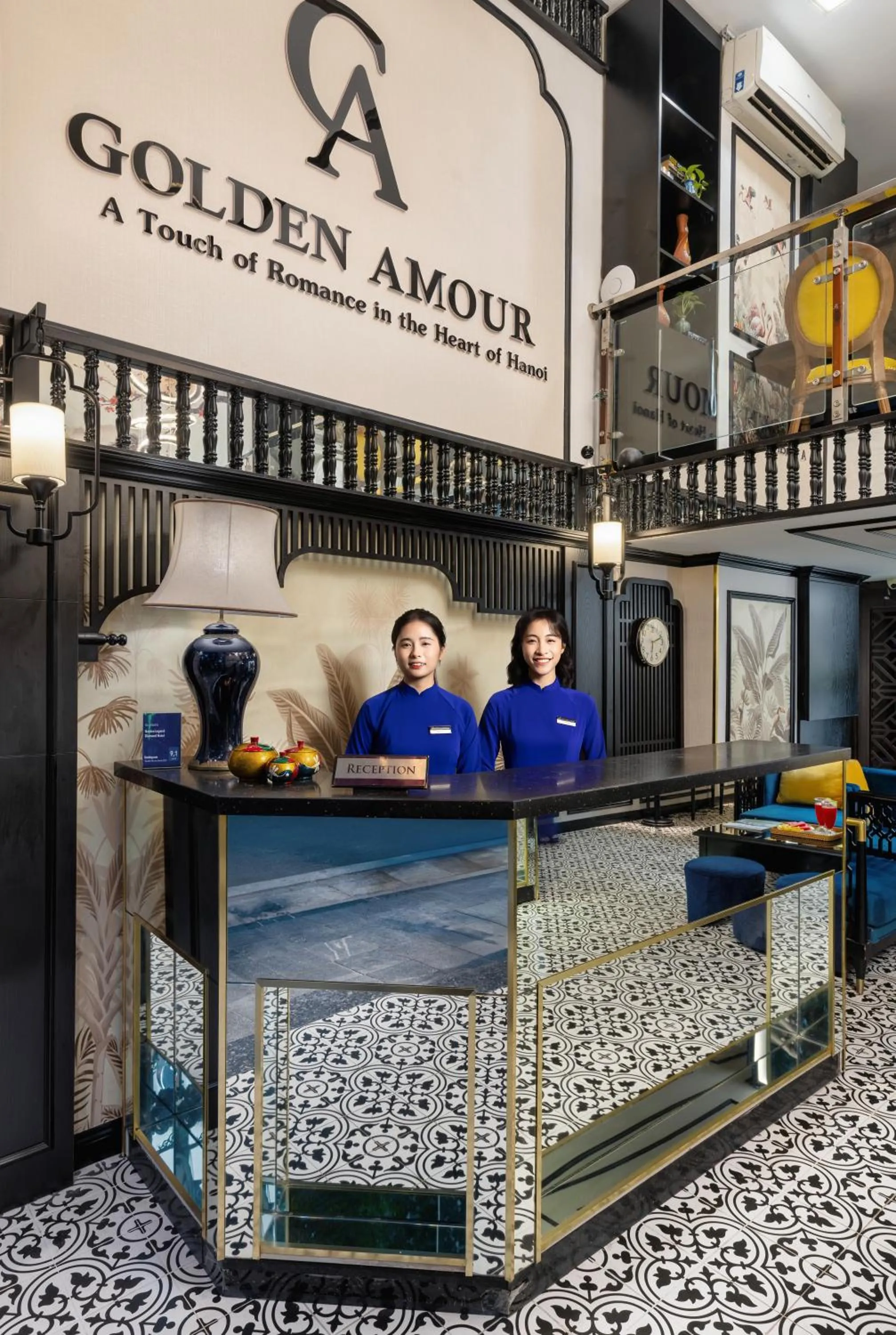 Logo/Certificate/Sign in Golden Amour Hotel