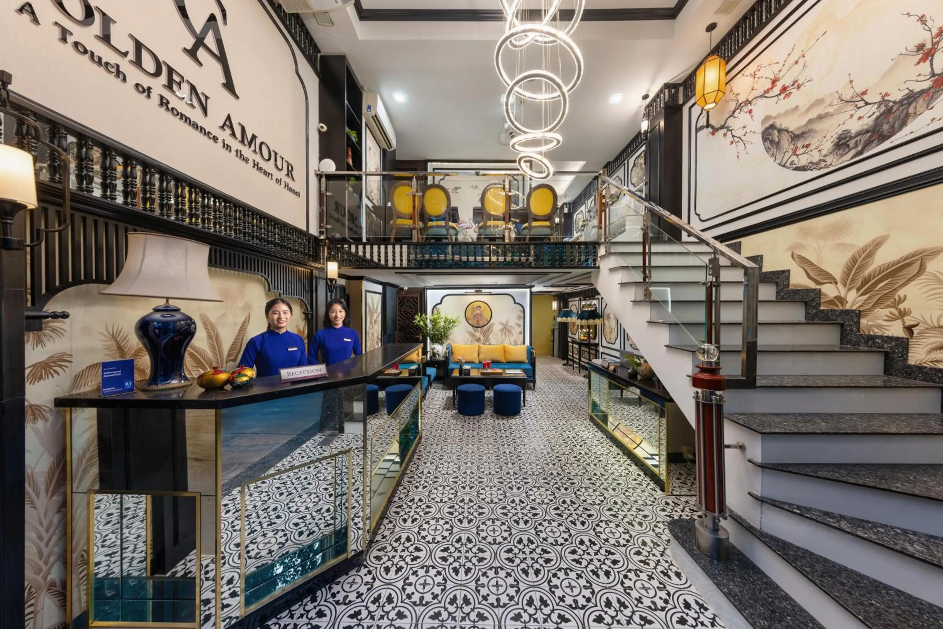 Lobby or reception in Golden Amour Hotel