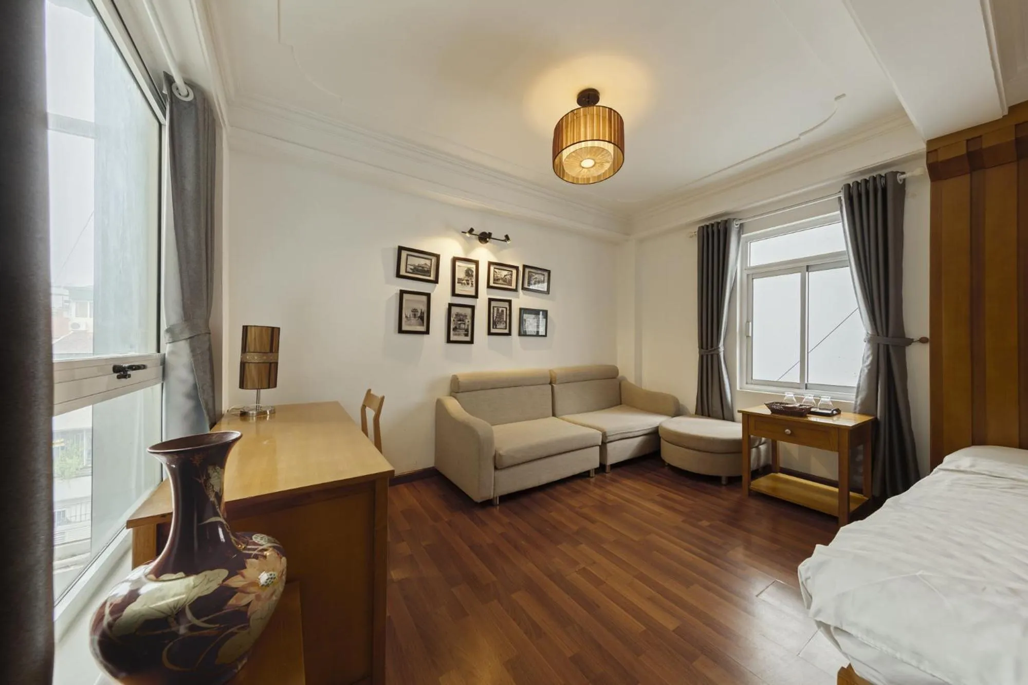 Bed in Hanoi Central Park Hotel