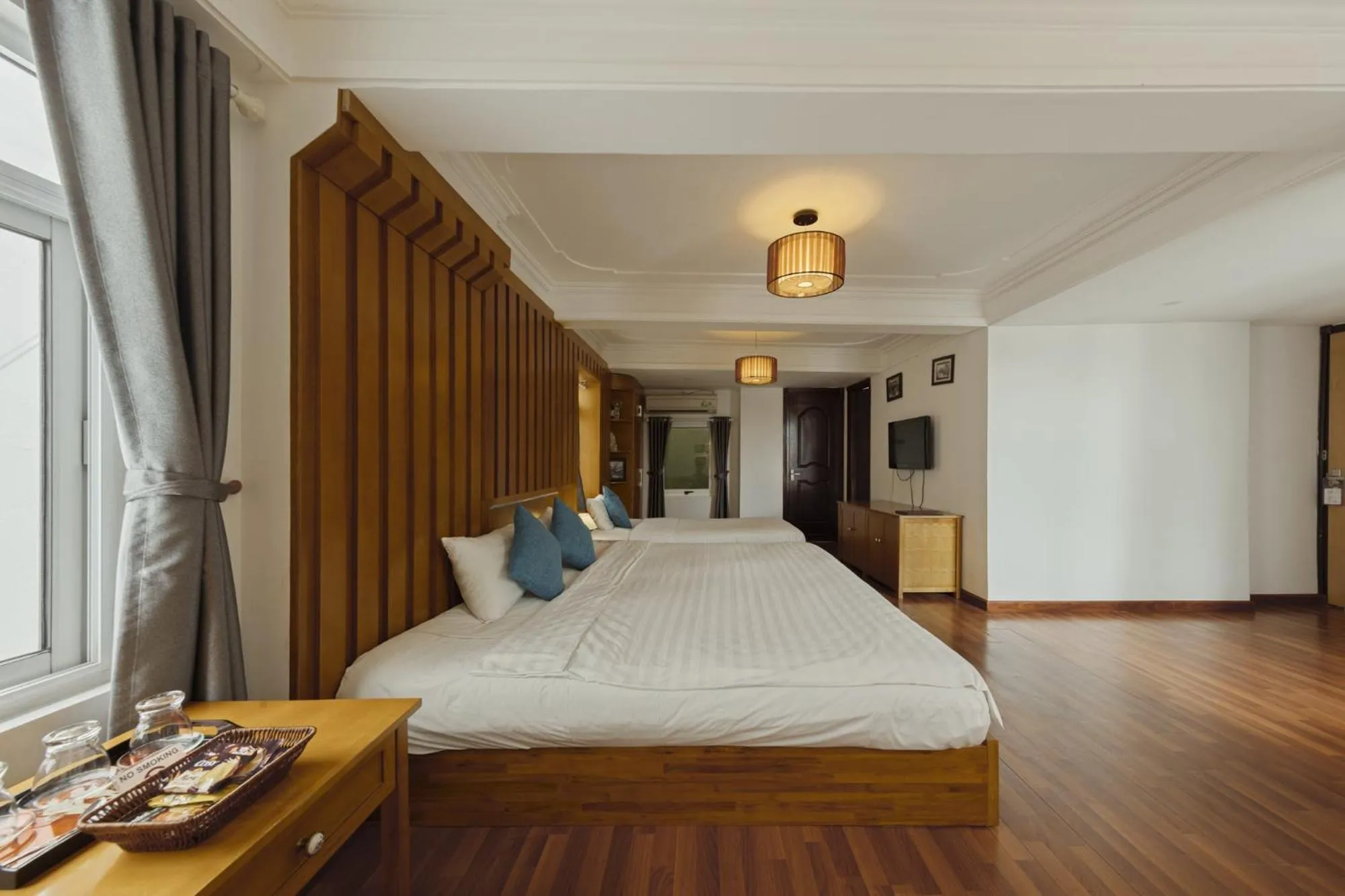 Bed in Hanoi Central Park Hotel