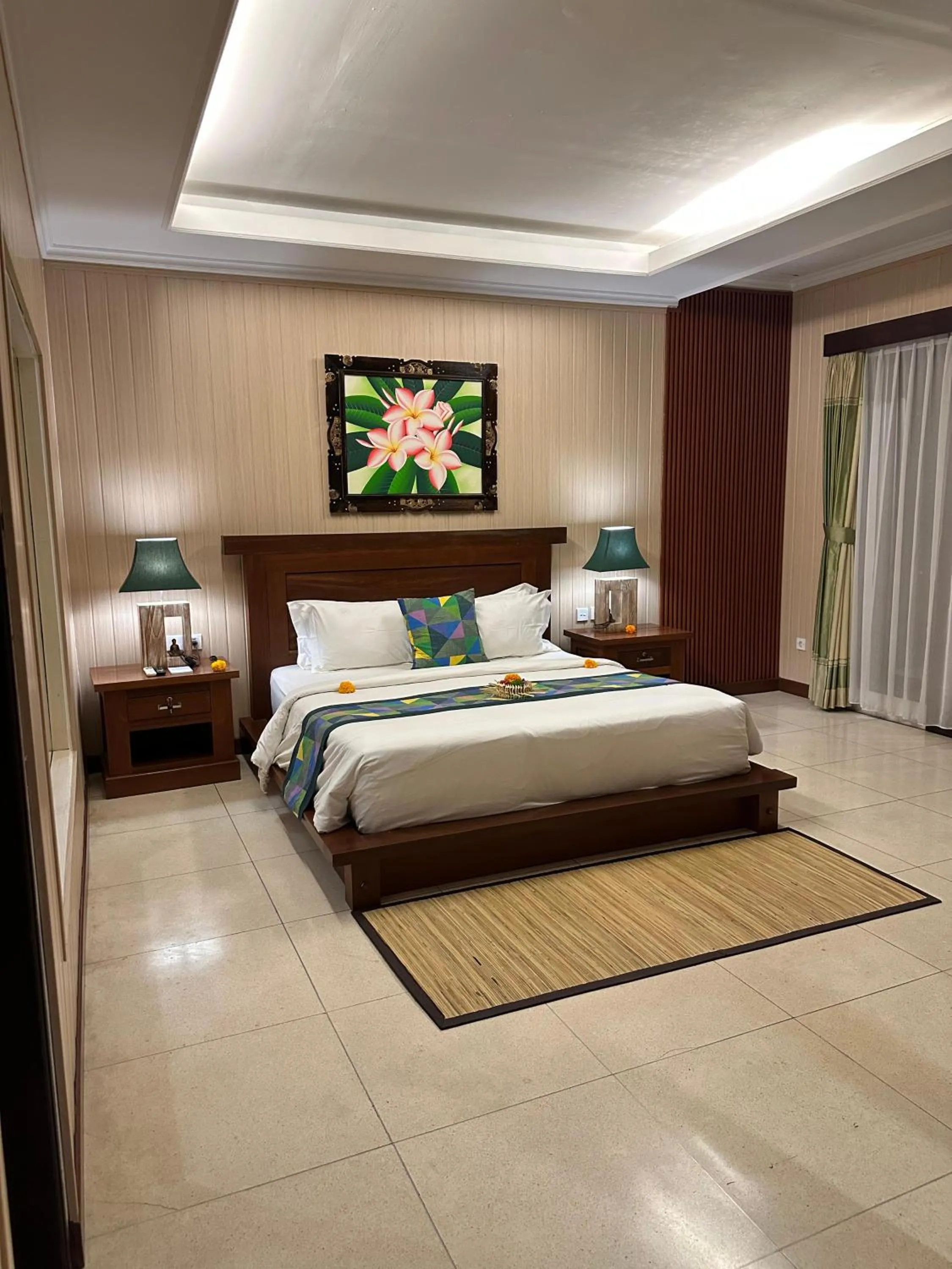 Bed in Gita Maha Ubud Hotel by Mahaputra-CHSE Certified