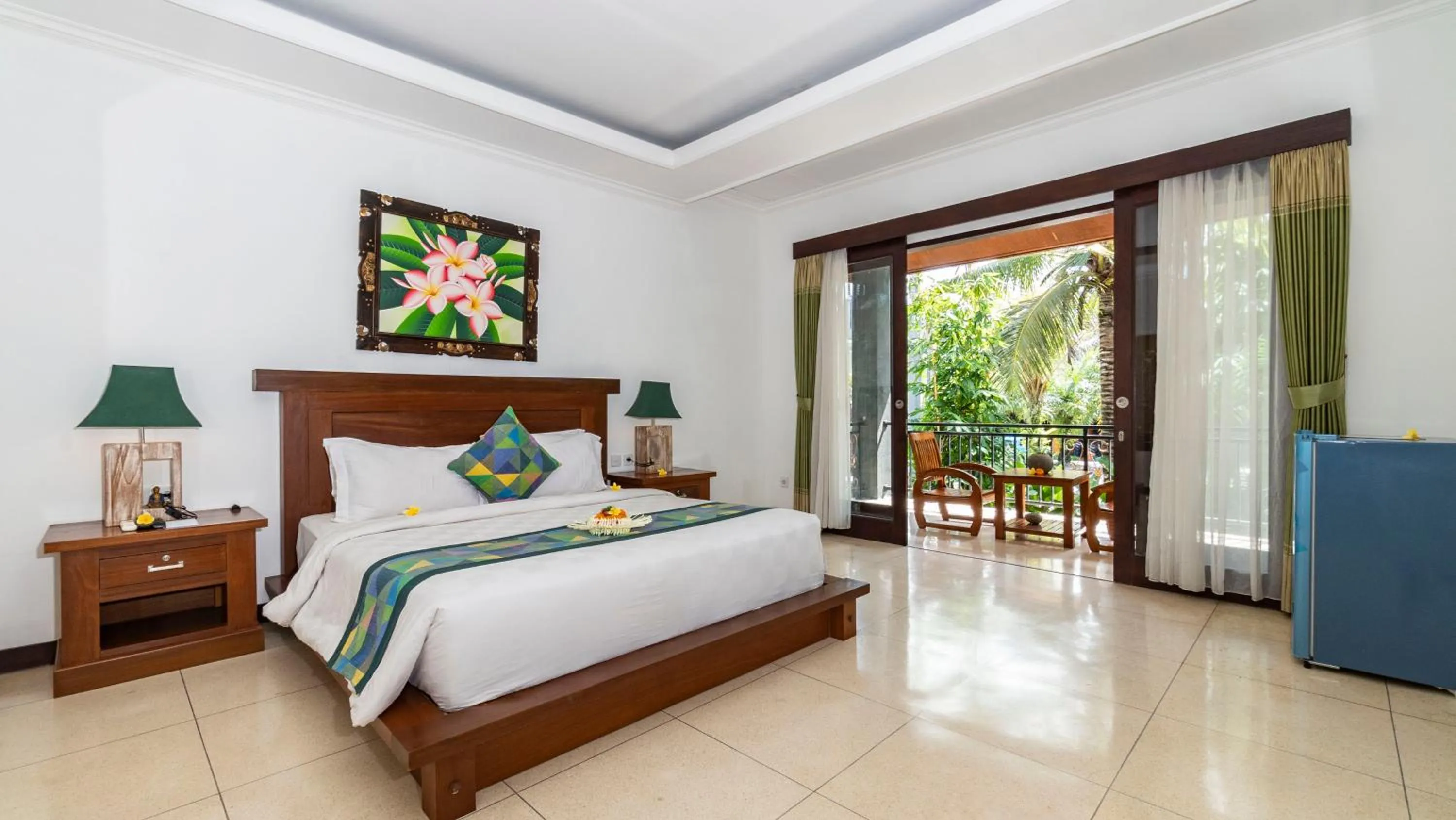 Bedroom, Bed in Gita Maha Ubud Hotel by Mahaputra-CHSE Certified