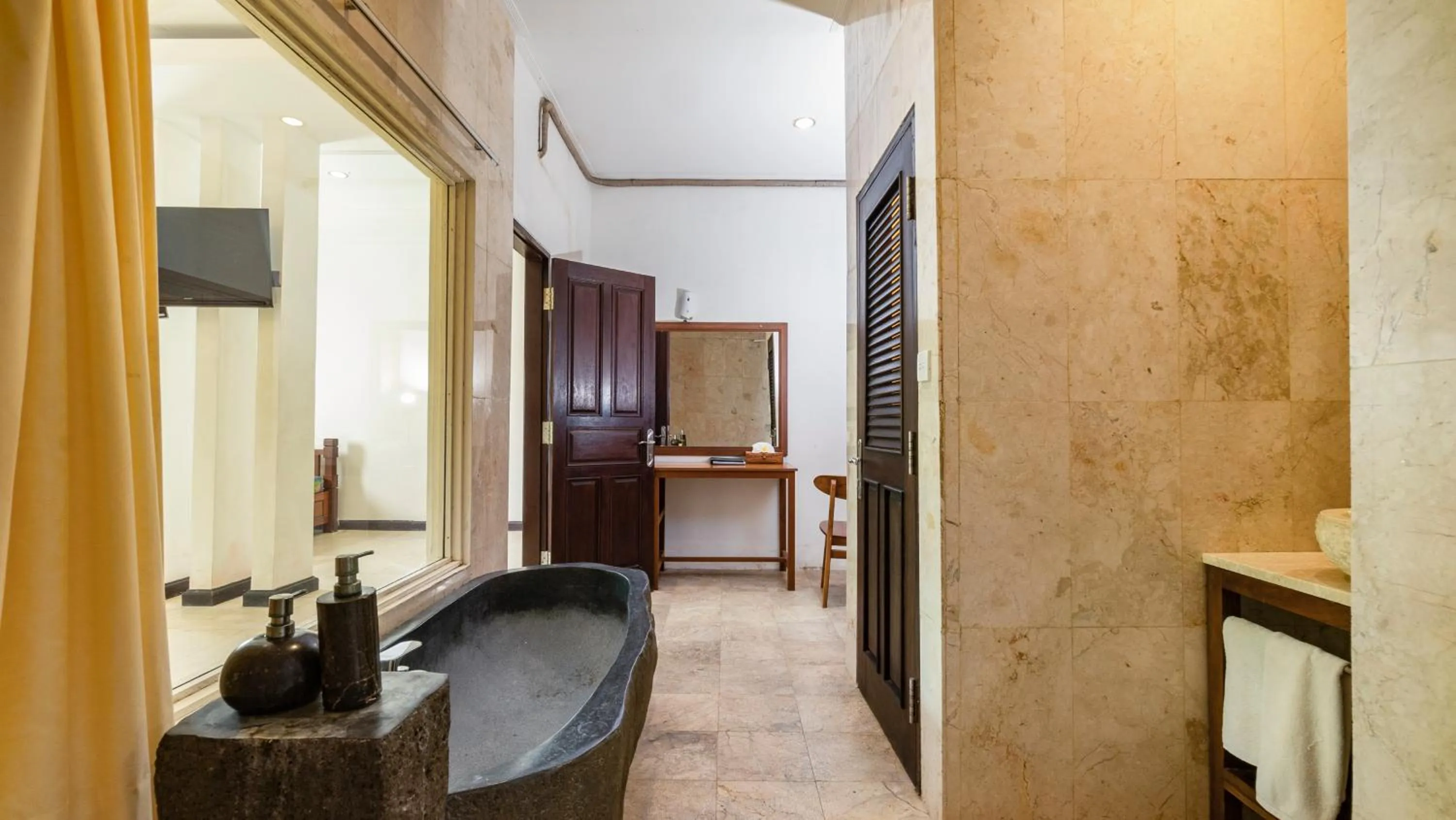 Bath in Gita Maha Ubud Hotel by Mahaputra-CHSE Certified